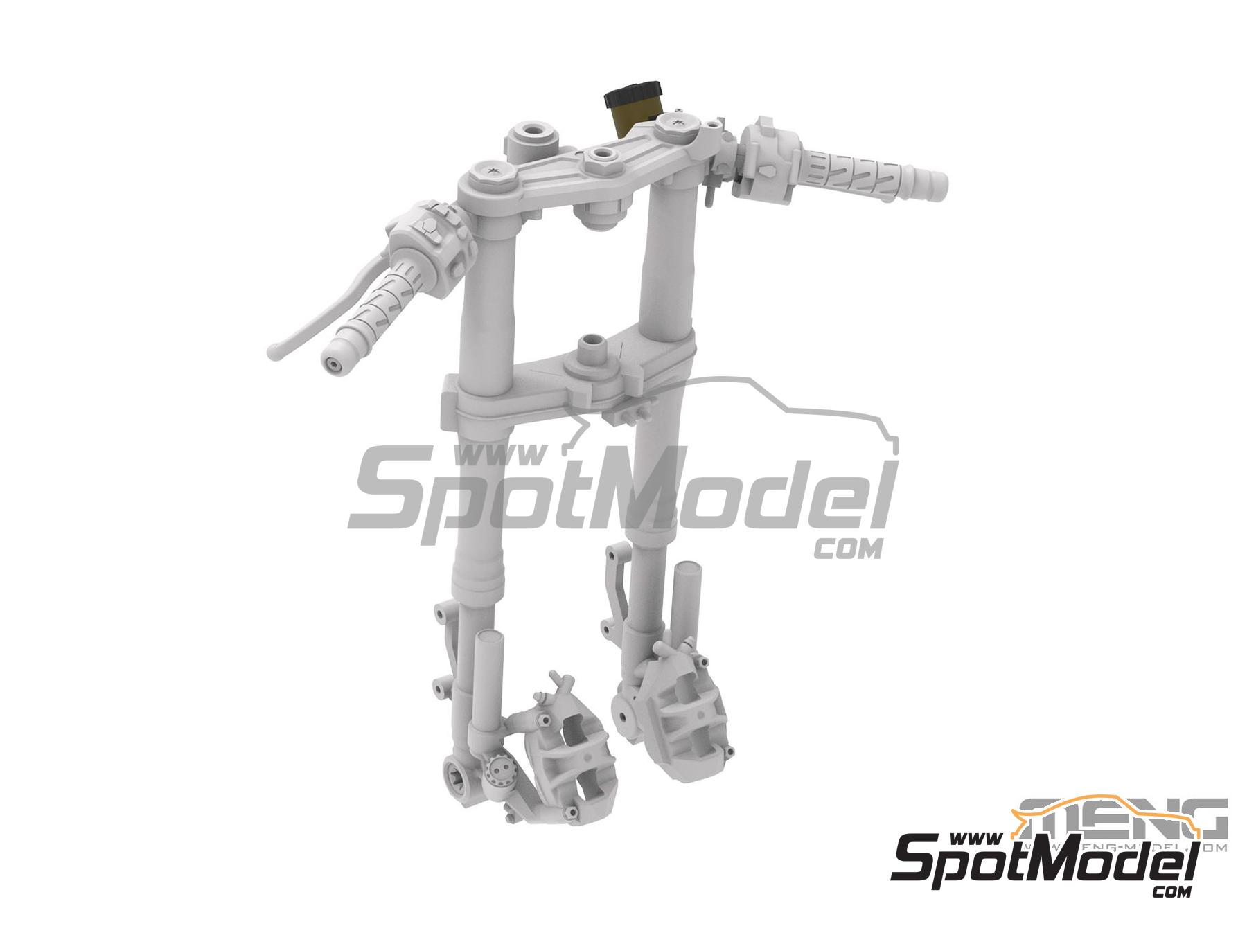 Image 6: Kawasaki Ninja ZX-10RR | Maqueta de moto en escala&nbsp;1/9 fabricado por Meng Model (ref.&nbsp;MT-008)