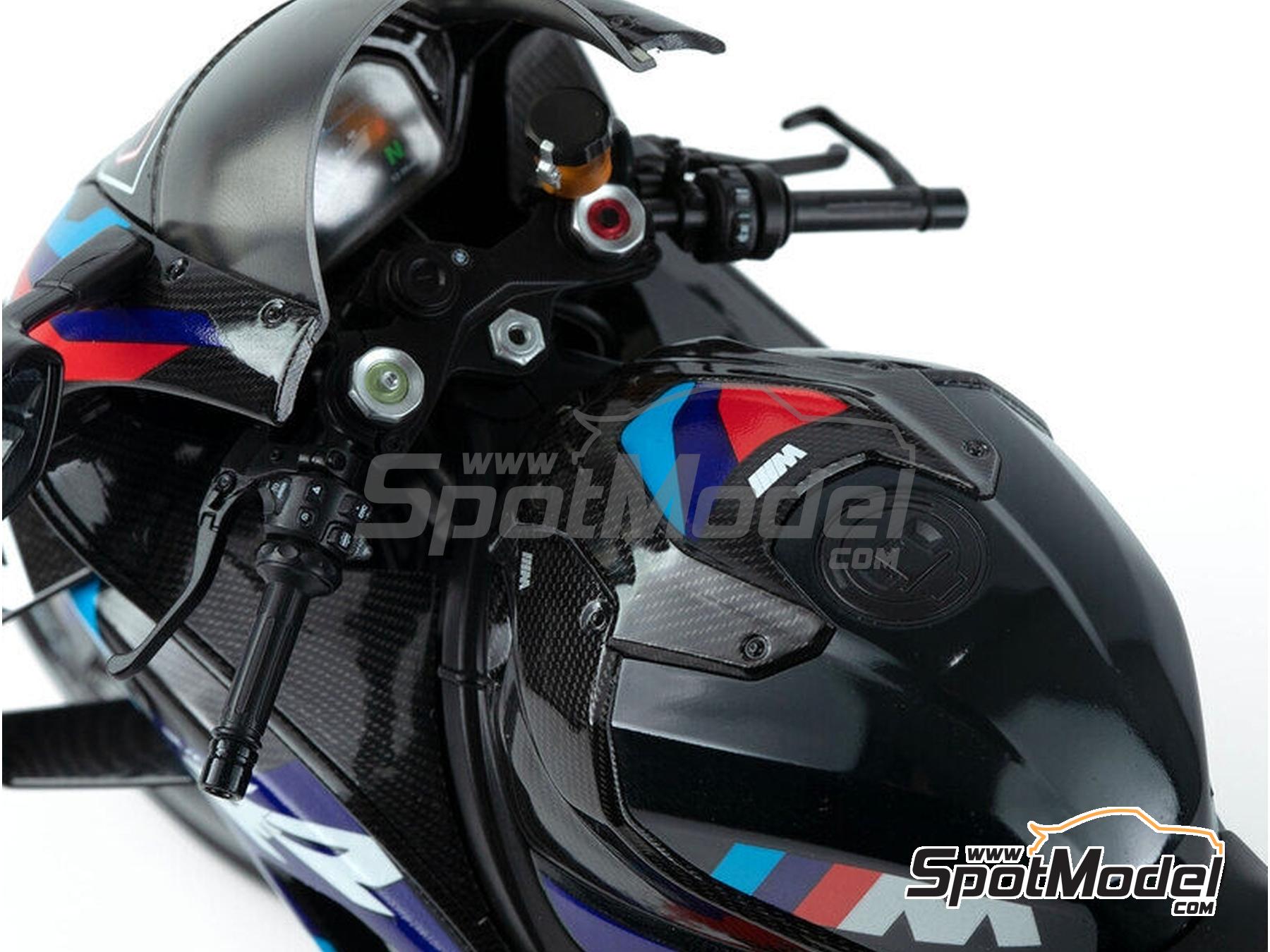 Image 5: BMW M 1000 RR (pre-painted) | Motorbike scale model kit in 1/9 scale manufactured by Meng Model (ref.&nbsp;MT-009s, also 4897038554584)