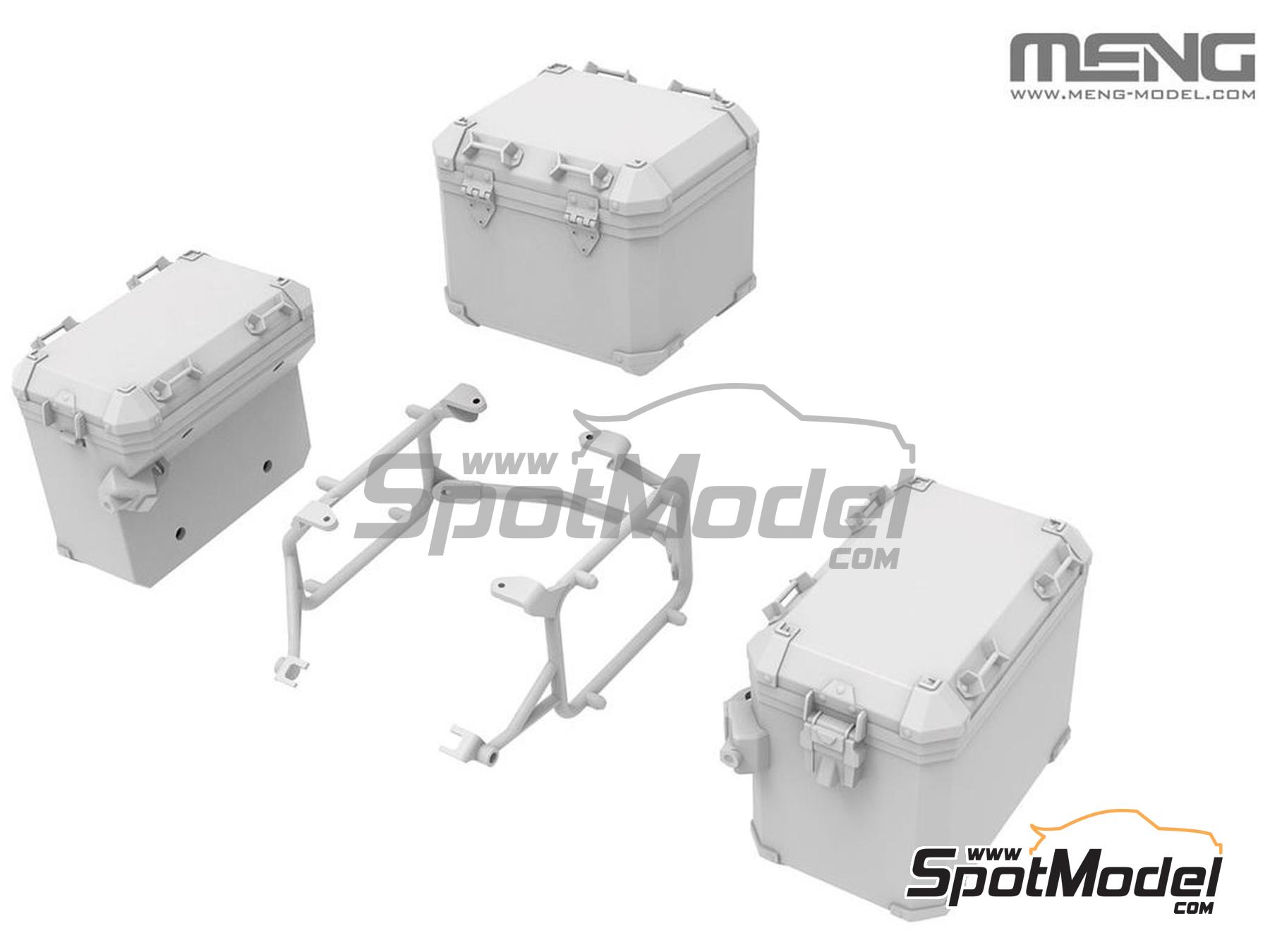 Image 3: Maletas Equipaje para BMW R1250 GS | Detalle en escala 1/9 fabricado por Meng Model (ref. SPS-091, tambien 4897038553938)