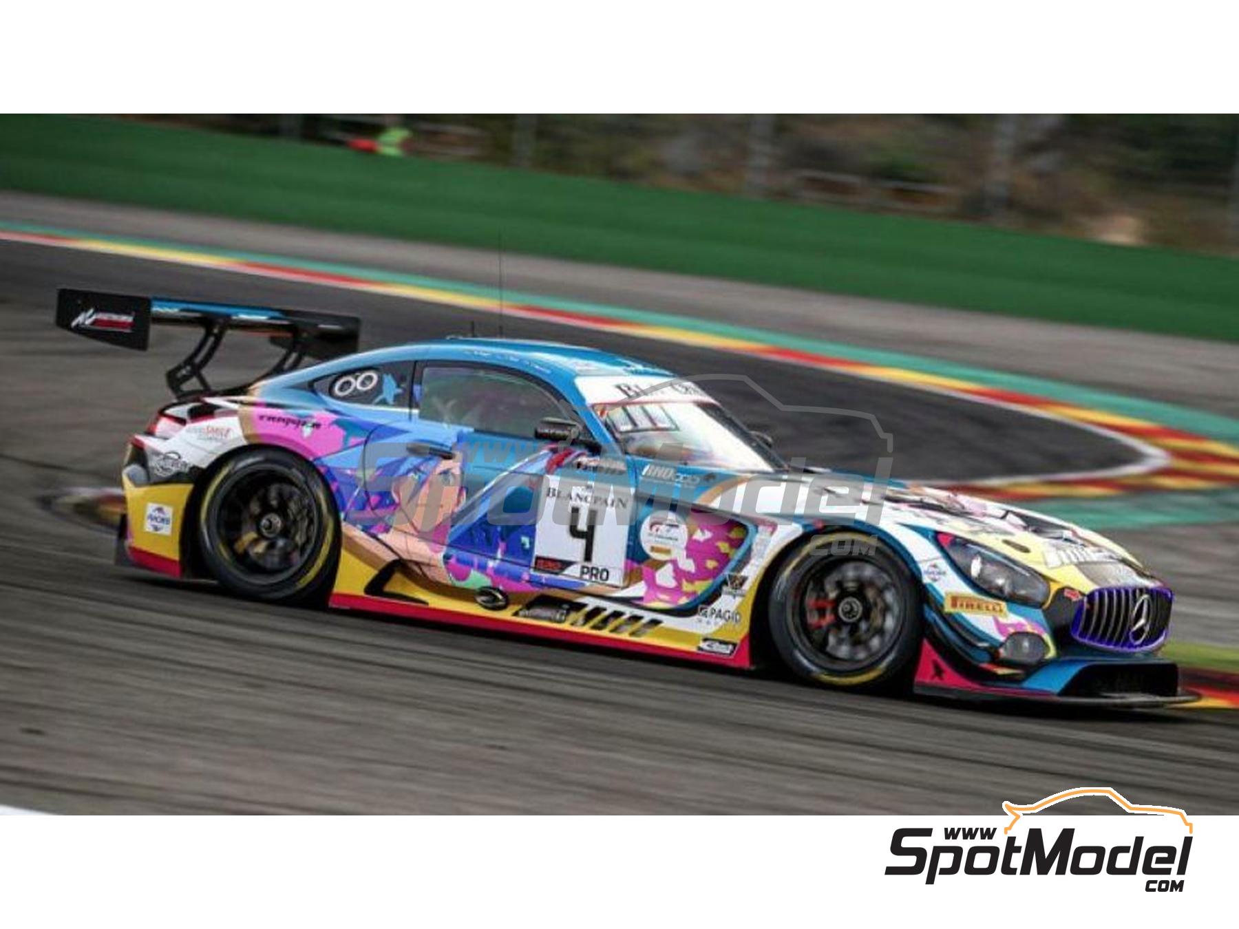 Miniature CS030: Marking / livery 1/24 scale - Mercedes AMG