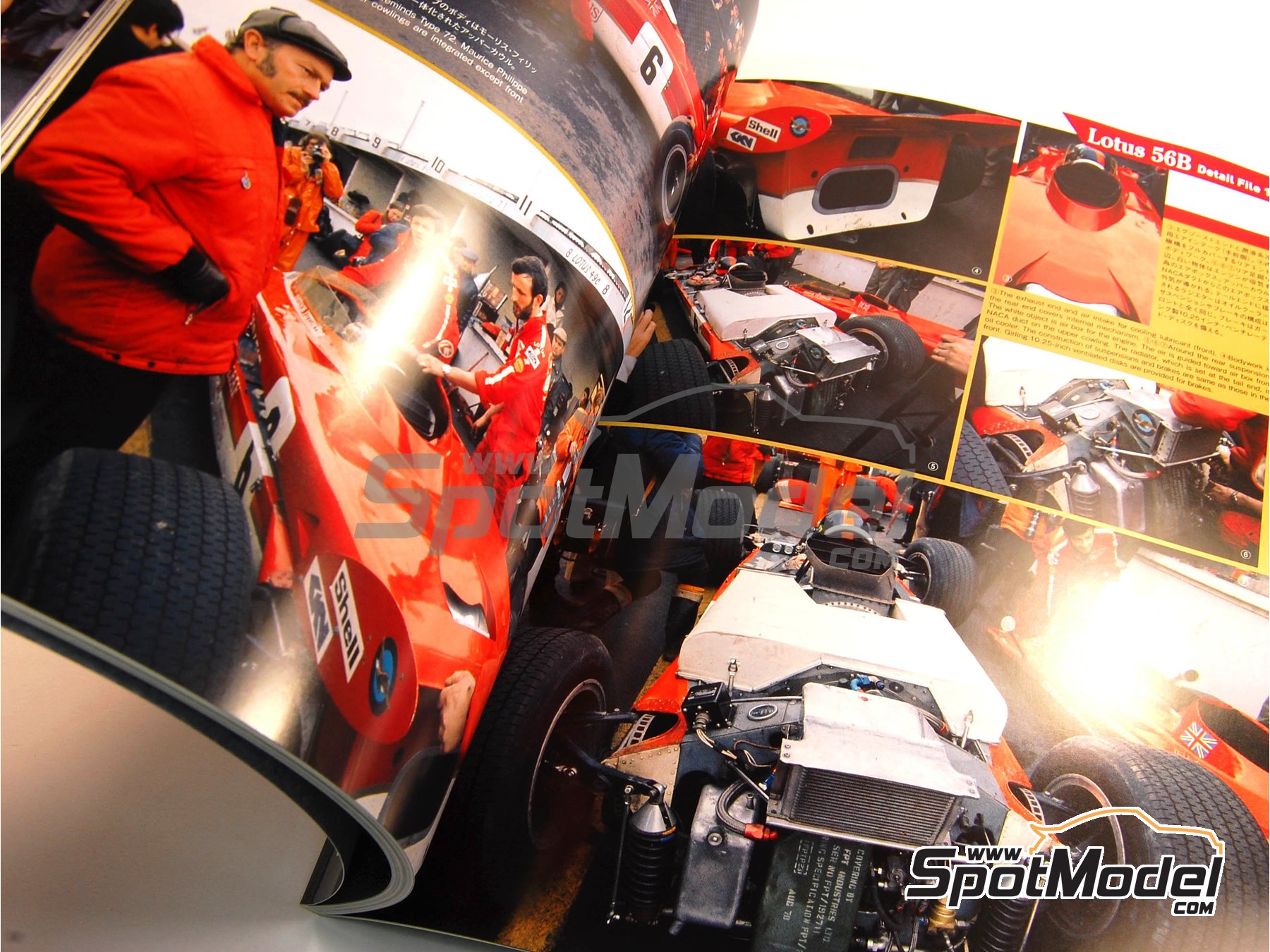 Image 8: JOE HONDA Racing Pictorial Series - Gold Leaf : Lotus 49, 56B, 63, 72 -  1968, 1969, 1970 y 1971 | Libro de referencia fabricado por Model Factory Hiro (ref.&nbsp;MFH-JH12, tambien 9784905248125 y RP12)