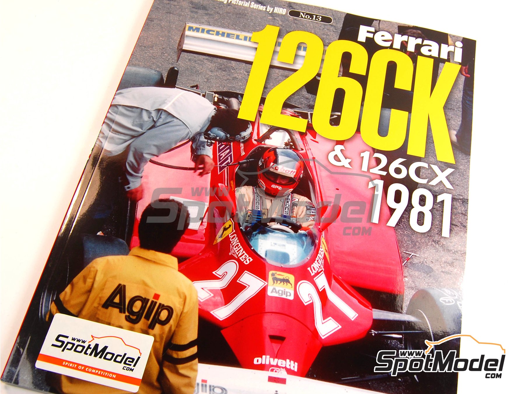 Image 1: JOE HONDA Racing Pictorial Series - Ferrari 126CK & 126CX - FIA Formula 1 World Championship | Reference / walkaround book manufactured by Model Factory Hiro (ref.&nbsp;MFH-JH13, also 9784905248132 and RP13)