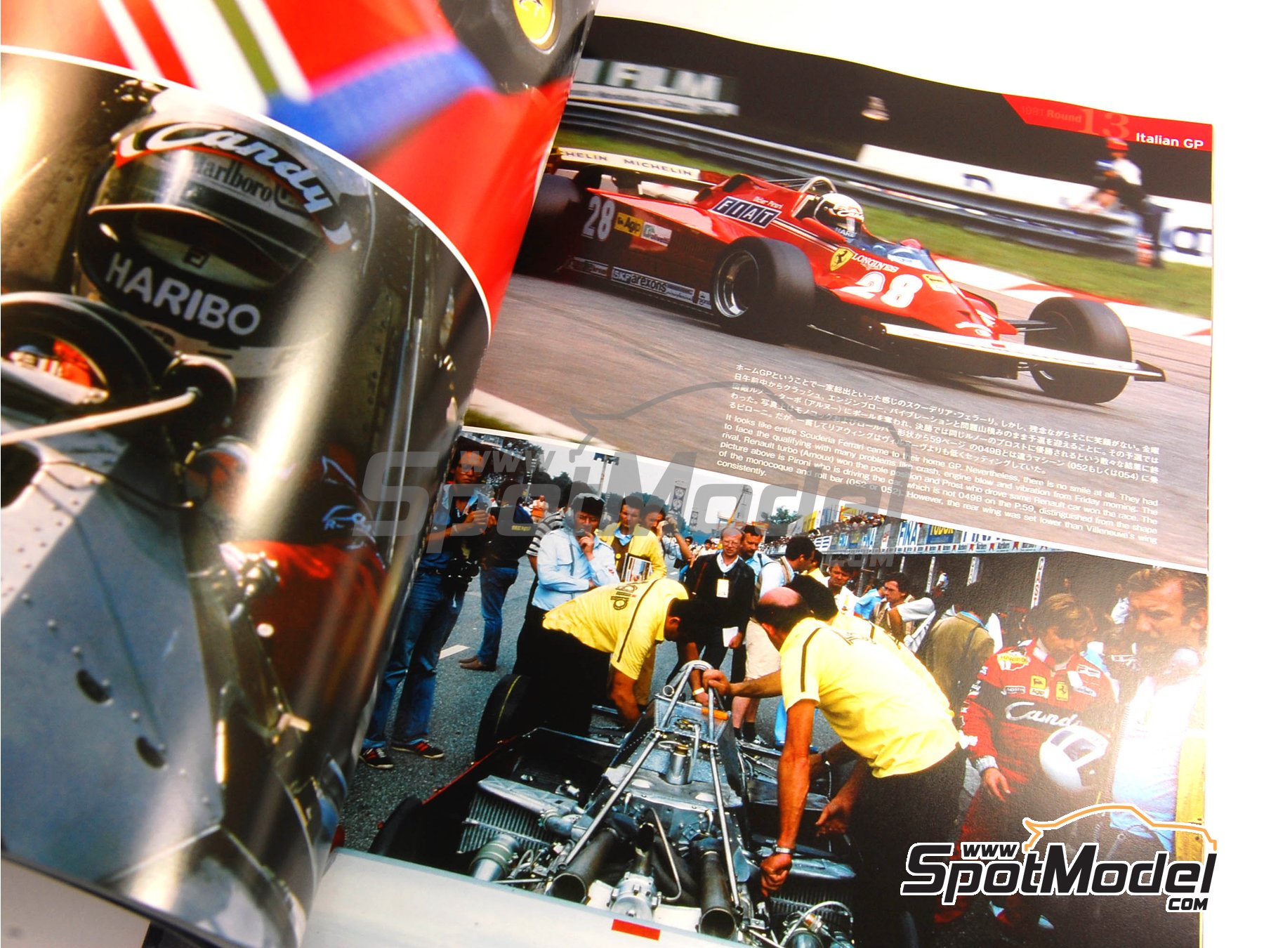 Image 6: JOE HONDA Racing Pictorial Series - Ferrari 126CK & 126CX - FIA Formula 1 World Championship | Reference / walkaround book manufactured by Model Factory Hiro (ref.&nbsp;MFH-JH13, also 9784905248132 and RP13)