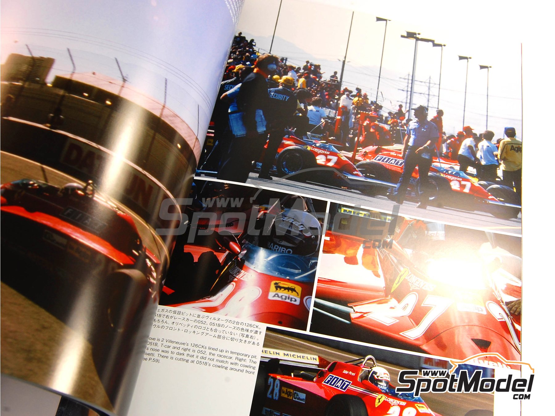 Image 7: JOE HONDA Racing Pictorial Series - Ferrari 126CK & 126CX - FIA Formula 1 World Championship | Reference / walkaround book manufactured by Model Factory Hiro (ref.&nbsp;MFH-JH13, also 9784905248132 and RP13)