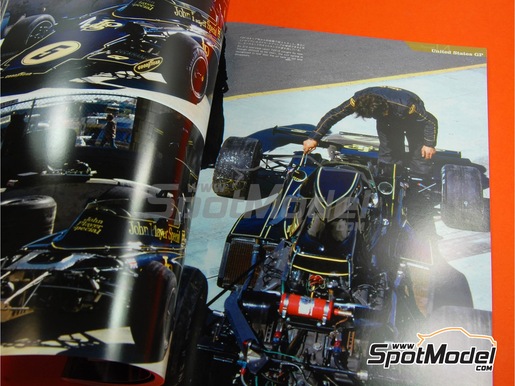 Image 9: JOE HONDA Racing Pictorial Series - Lotus 72 and 76 - FIA Formula 1 World Championship 1973, 1974 and 1975 | Reference / walkaround book manufactured by Model Factory Hiro (ref.&nbsp;MFH-JH18, also 9784905248194 and RP18)