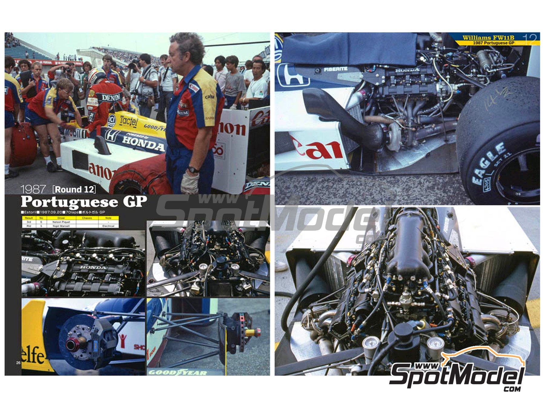 Image 2: JOE HONDA Racing Pictorial Series - Grand Prix Cars - FIA Formula 1 World Championship 1987 | Reference / walkaround book manufactured by Model Factory Hiro (ref.&nbsp;MFH-JH20, also 9784905248224 and RP20)