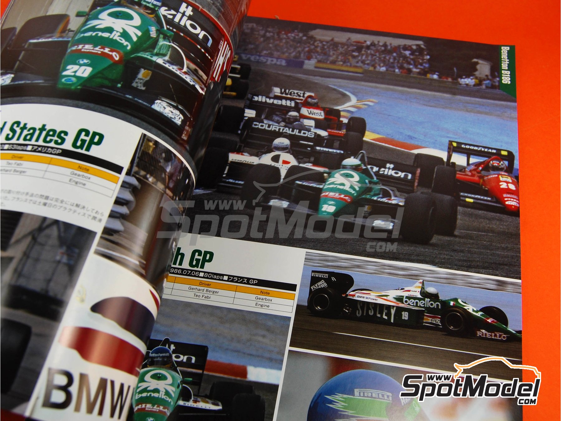 Image 7: JOE HONDA Racing Pictorial Series - All The TURBO CARS -  1986 | Reference / walkaround book manufactured by Model Factory Hiro (ref.&nbsp;MFH-JH25, also 9784905248279 and RP25)