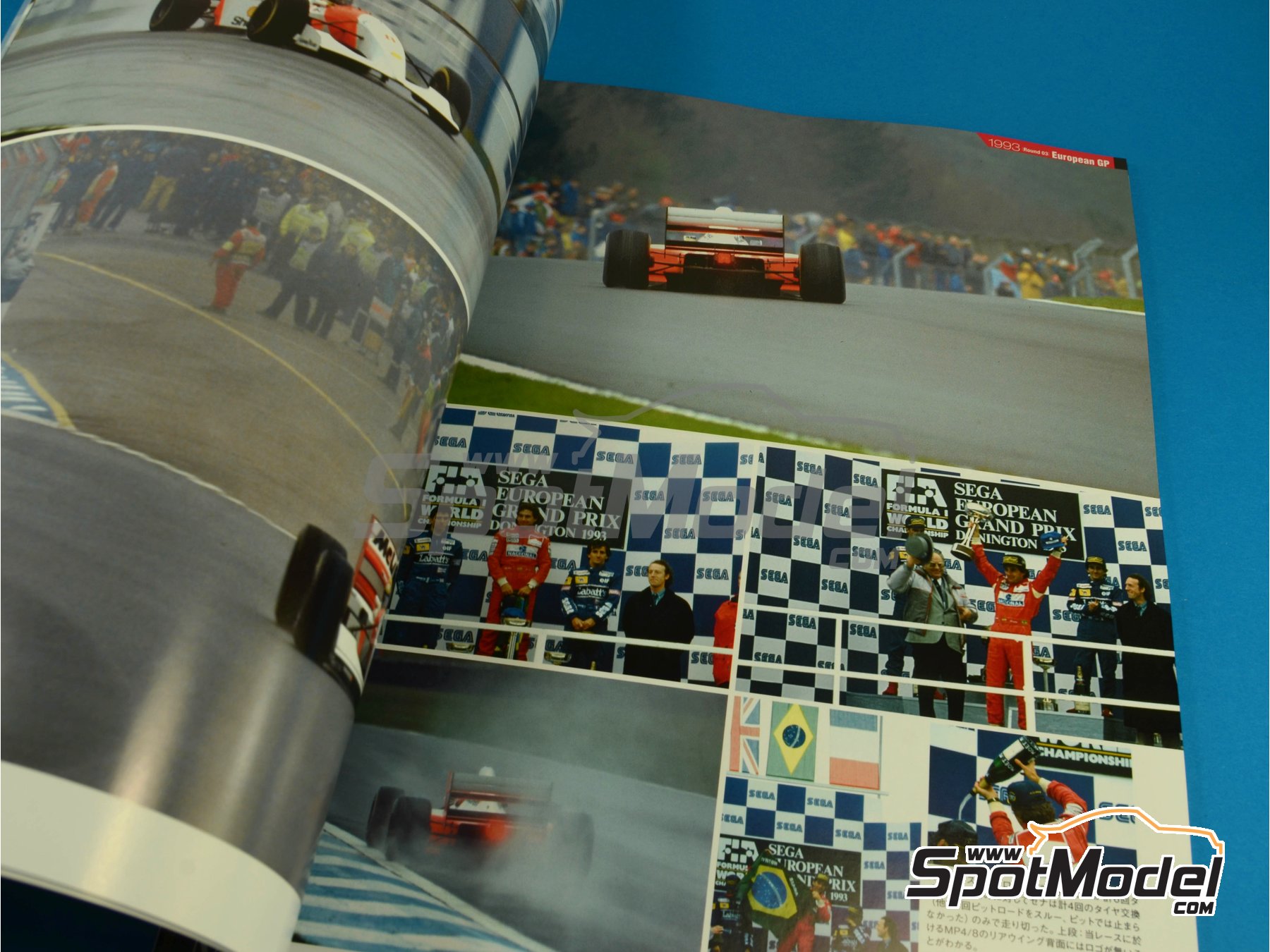 Image 2: JOE HONDA Racing Pictorial Series - MP4/8 - Campeonato del Mundo FIA de Formula 1 1993 | Libro de referencia fabricado por Model Factory Hiro (ref.&nbsp;MFH-JH31, tambien 9784905248378 y RP31)