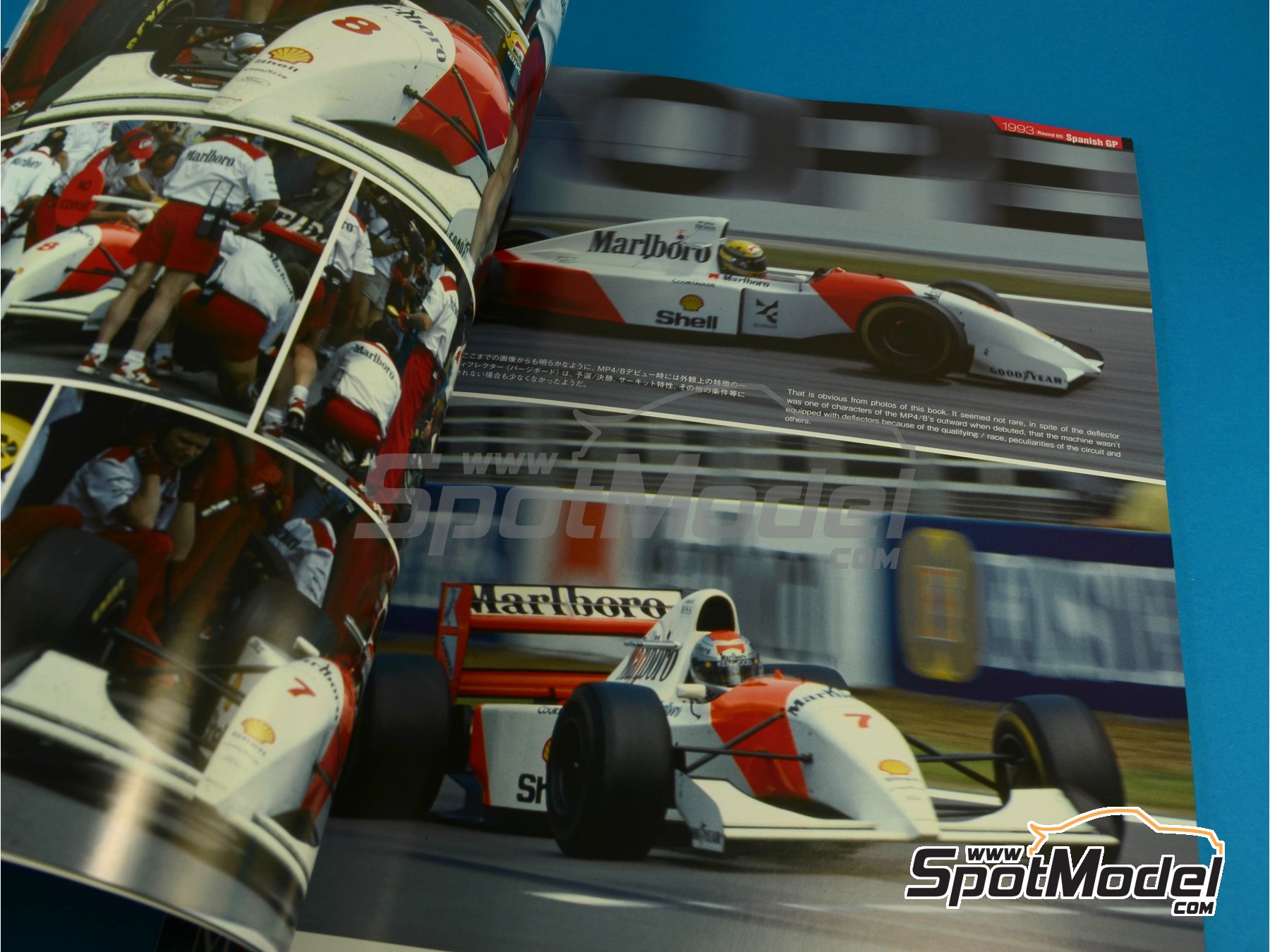 Image 4: JOE HONDA Racing Pictorial Series - MP4/8 - Campeonato del Mundo FIA de Formula 1 1993 | Libro de referencia fabricado por Model Factory Hiro (ref.&nbsp;MFH-JH31, tambien 9784905248378 y RP31)