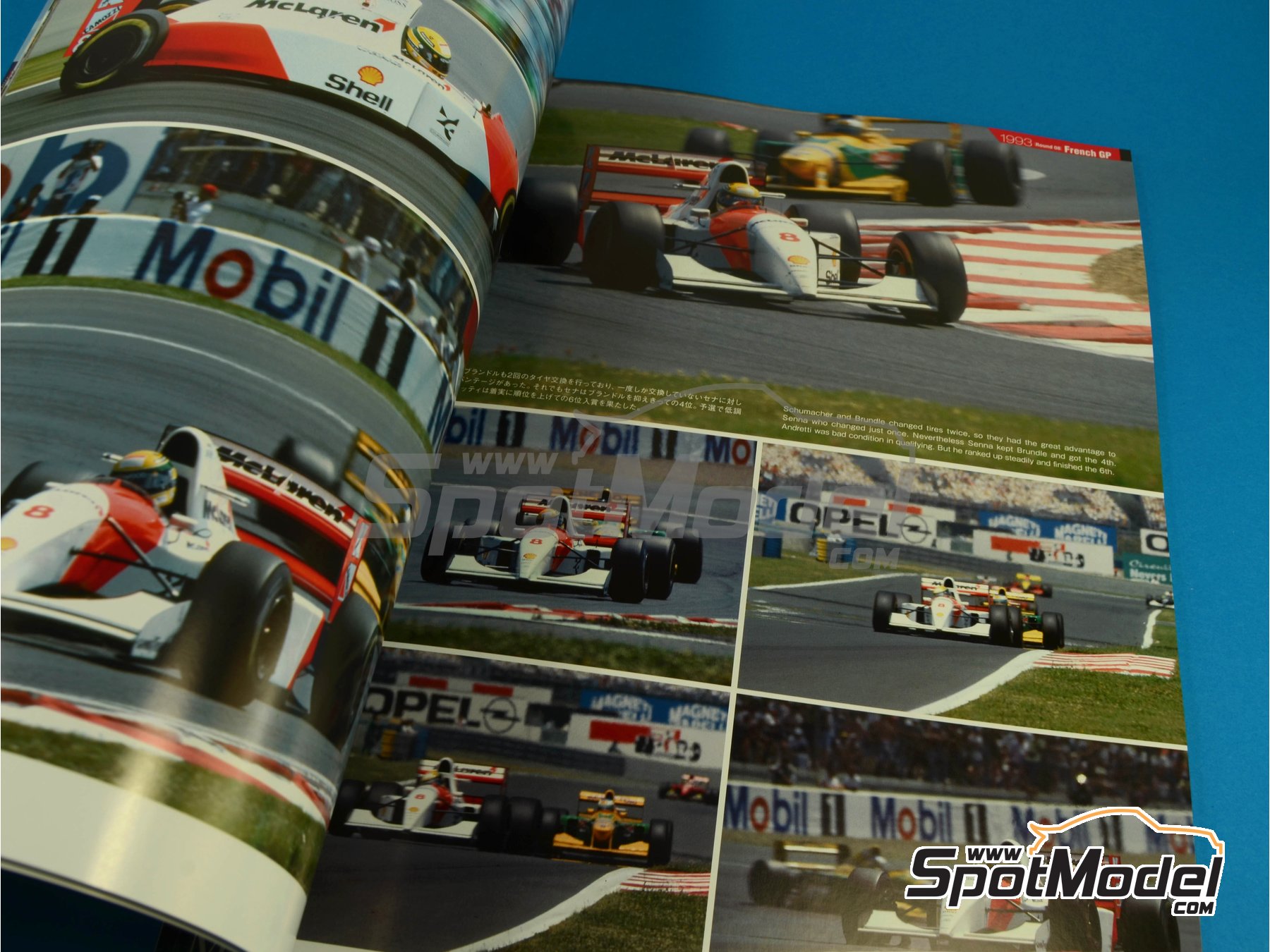 Image 5: JOE HONDA Racing Pictorial Series - MP4/8 - Campeonato del Mundo FIA de Formula 1 1993 | Libro de referencia fabricado por Model Factory Hiro (ref.&nbsp;MFH-JH31, tambien 9784905248378 y RP31)