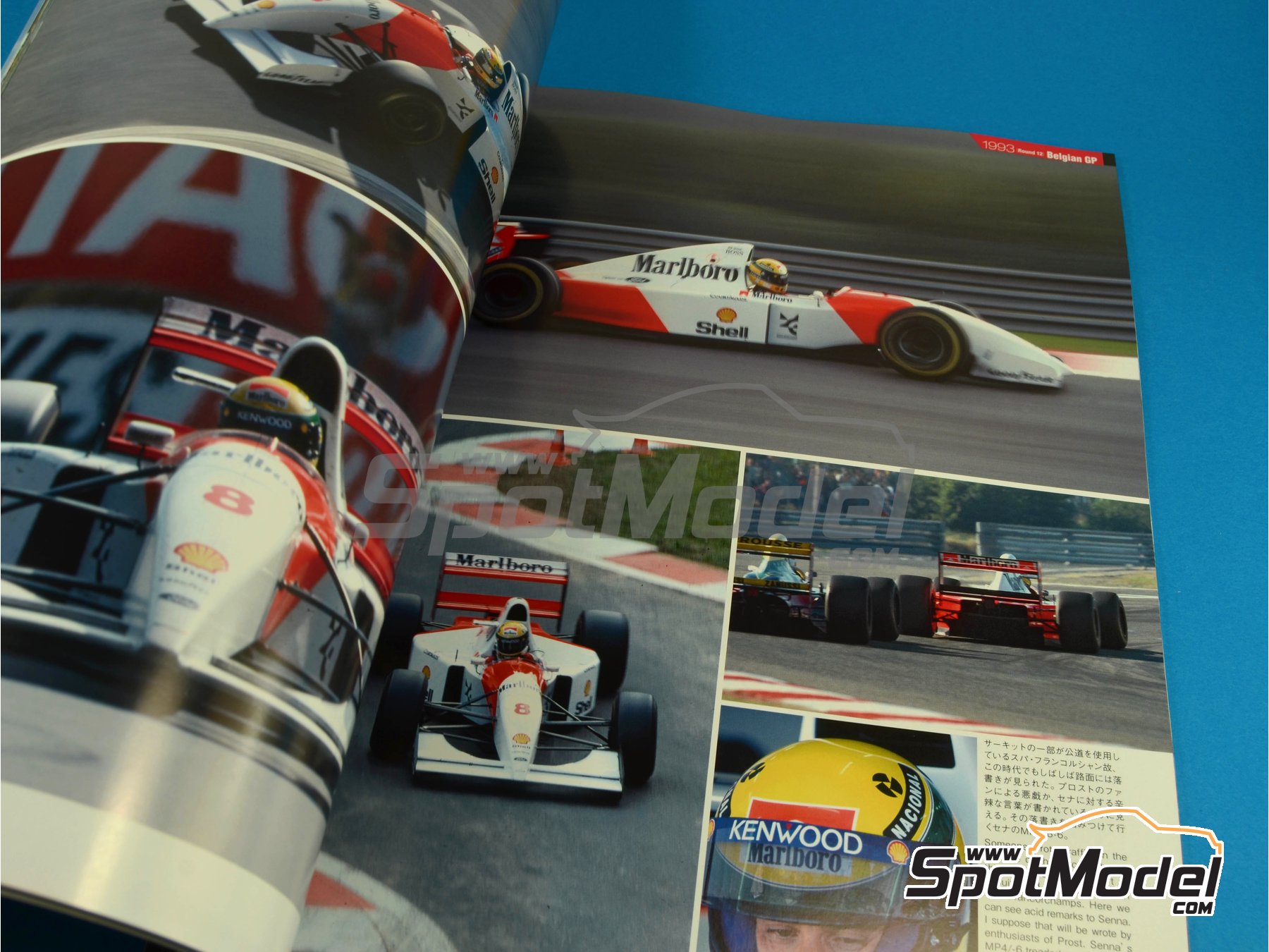 Image 6: JOE HONDA Racing Pictorial Series - MP4/8 - Campeonato del Mundo FIA de Formula 1 1993 | Libro de referencia fabricado por Model Factory Hiro (ref.&nbsp;MFH-JH31, tambien 9784905248378 y RP31)