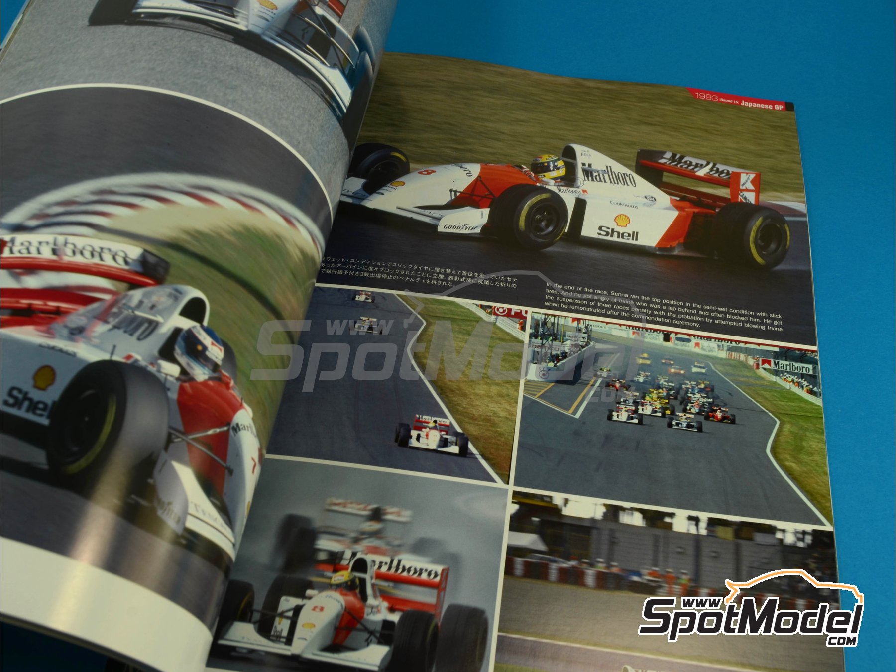 Image 7: JOE HONDA Racing Pictorial Series - MP4/8 - Campeonato del Mundo FIA de Formula 1 1993 | Libro de referencia fabricado por Model Factory Hiro (ref.&nbsp;MFH-JH31, tambien 9784905248378 y RP31)