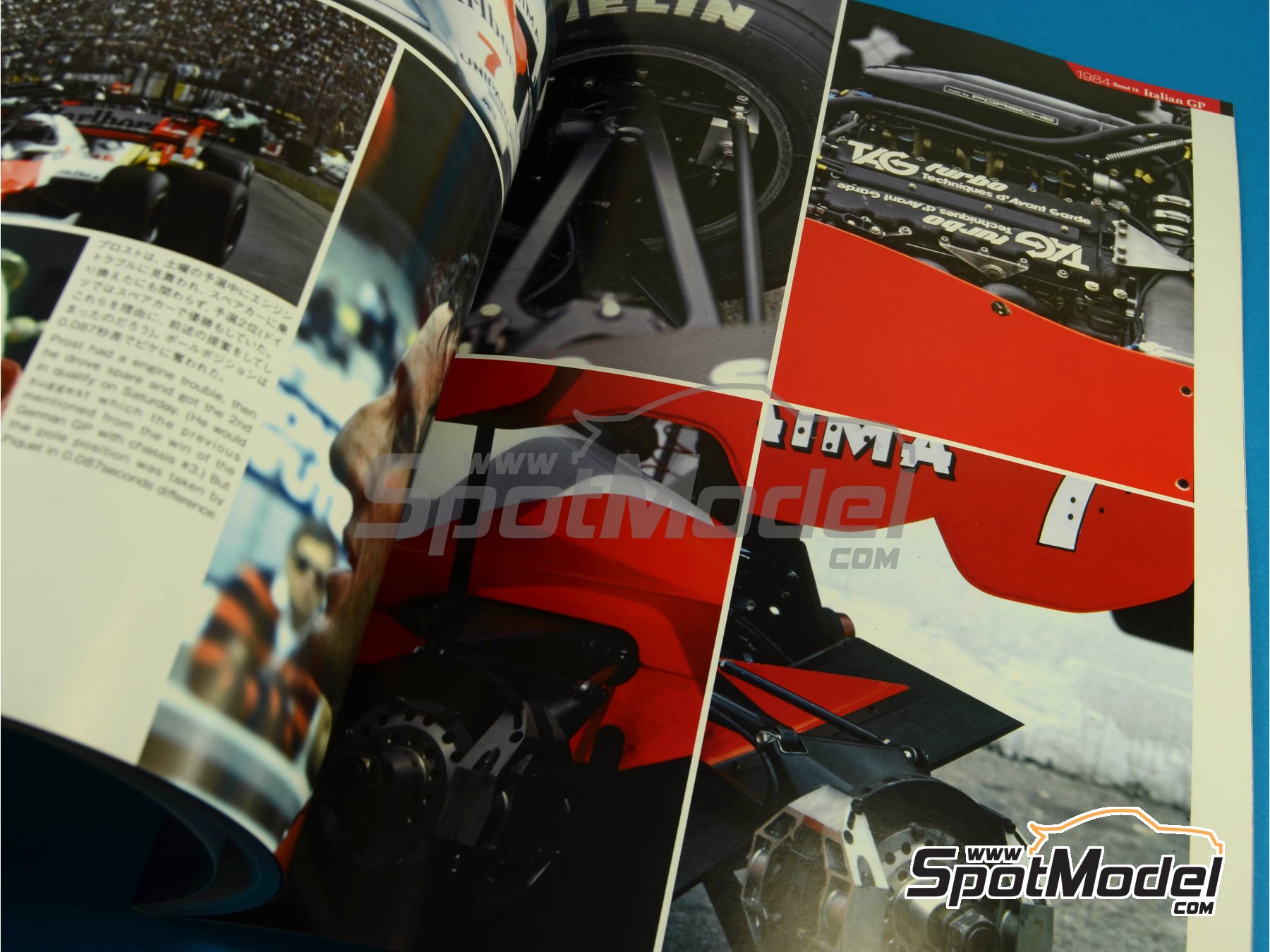 Image 8: JOE HONDA Racing Pictorial Series - MP4/2 - Campeonato del Mundo de F1 1984 | Libro de referencia fabricado por Model Factory Hiro (ref.&nbsp;MFH-JH32, tambien 9784905248392 y RP32)
