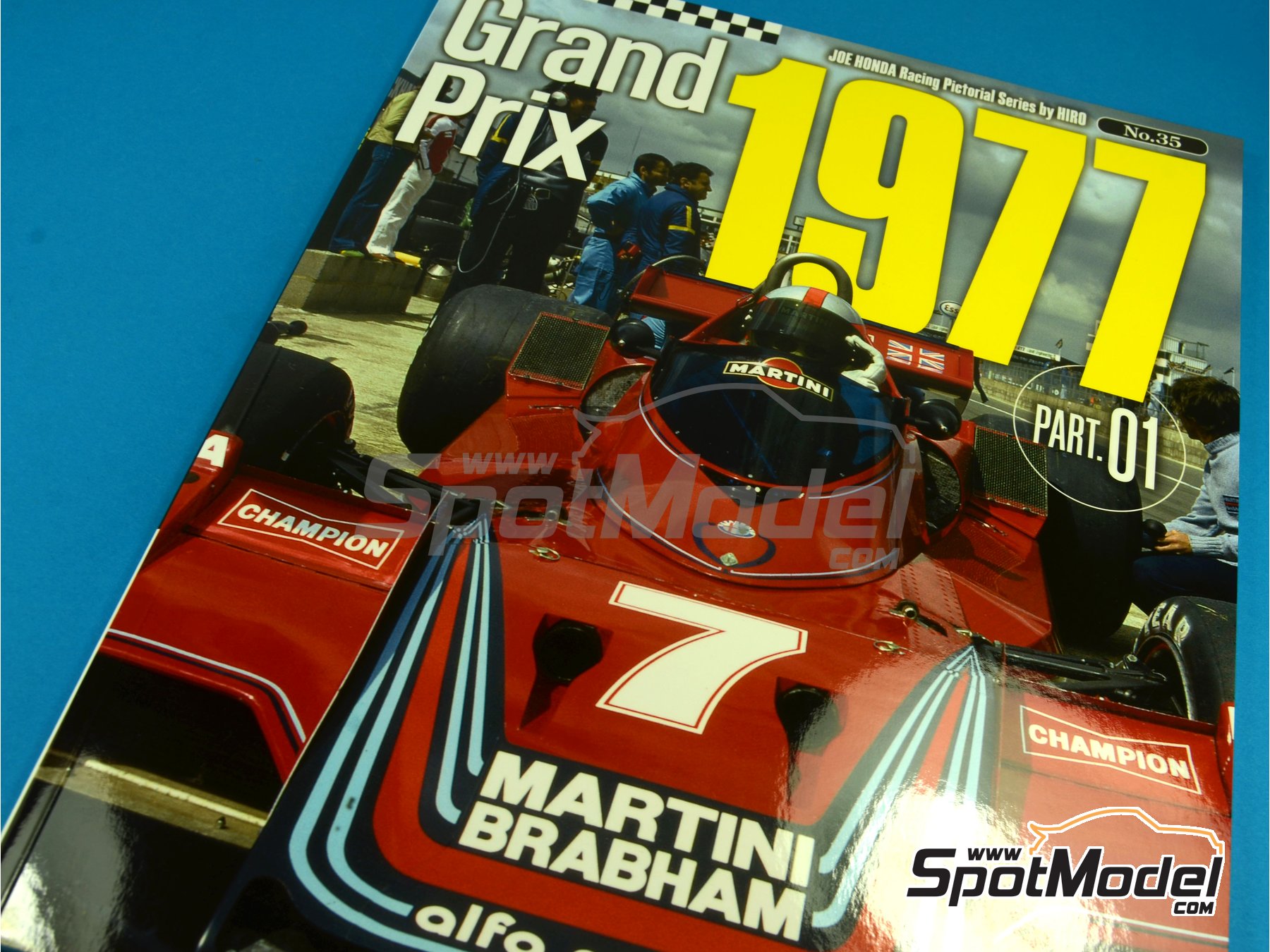 Image 1: Joe Honda Racing Pictorial Series - Grand Prix 1977, Primera parte | Libro de referencia fabricado por Model Factory Hiro (ref.&nbsp;MFH-JH35, tambien 9784905248439 y RP35)