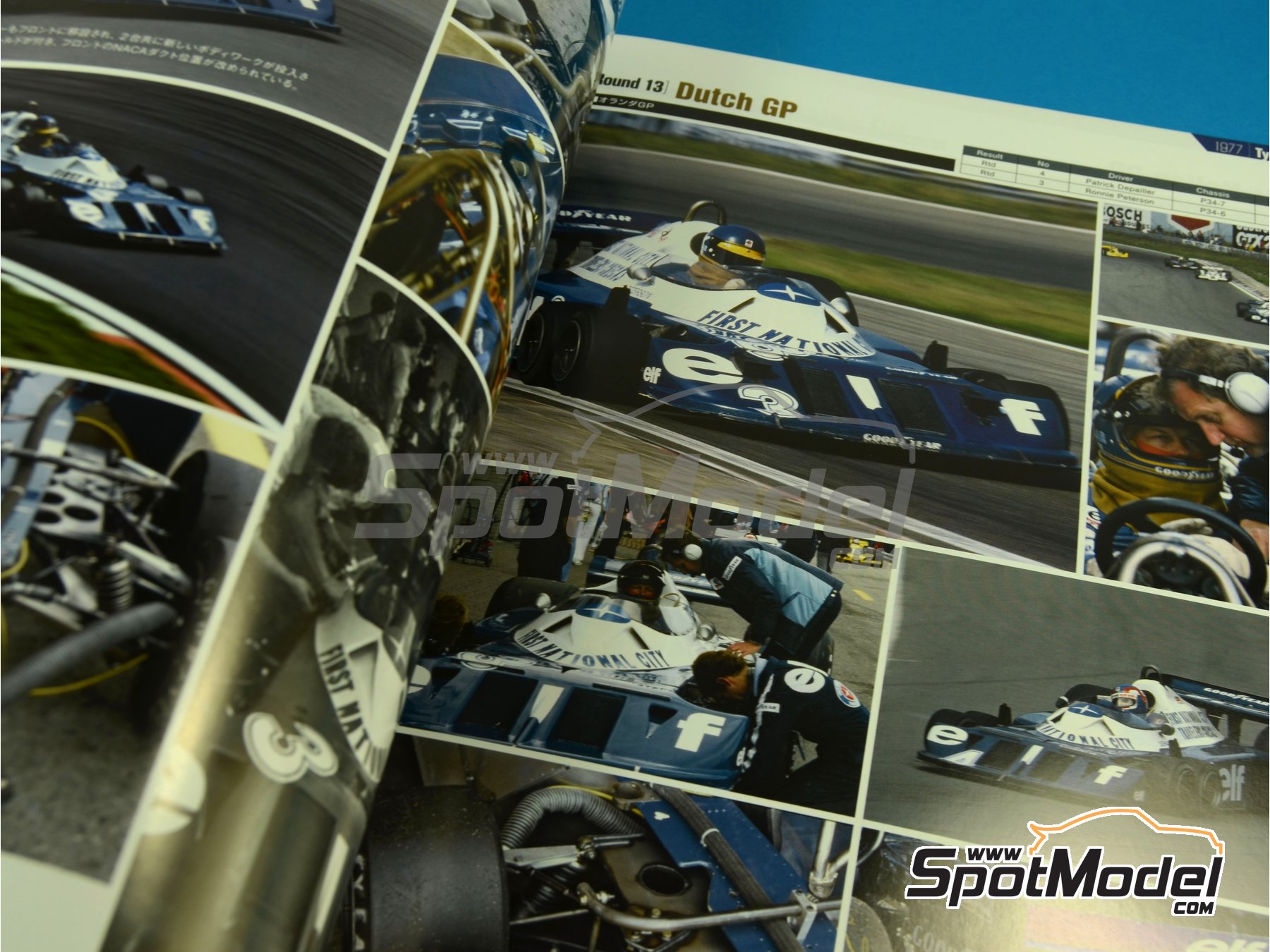 Image 3: Joe Honda Racing Pictorial Series - Grand Prix 1977, Primera parte | Libro de referencia fabricado por Model Factory Hiro (ref.&nbsp;MFH-JH35, tambien 9784905248439 y RP35)