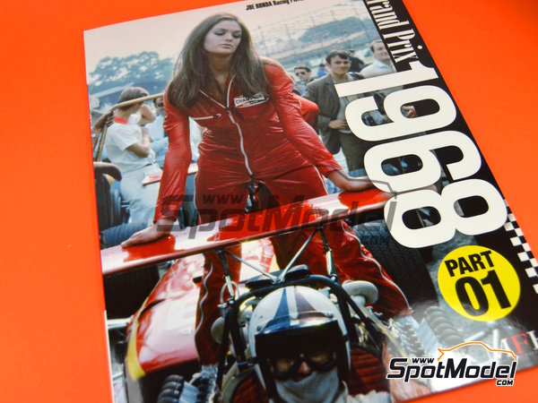 Image 1: Joe Honda Racing Pictorial Series: Grand Prix 1968, parte 1 -  1968 | Libro de referencia fabricado por Model Factory Hiro (ref.&nbsp;MFH-JH38, tambien 9784905248460 y RP38)