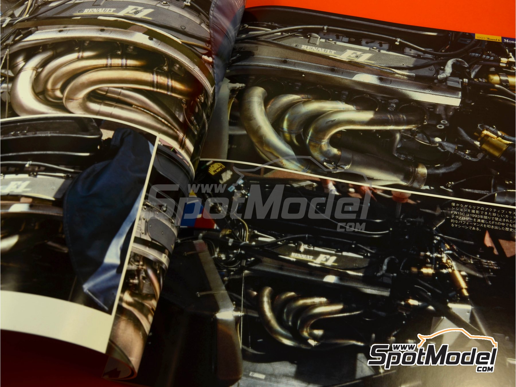 Image 3: Joe Honda Racing Pictorial Series: Williams FW15C - Campeonato del Mundo FIA de Formula 1 1993 | Libro de referencia fabricado por Model Factory Hiro (ref.&nbsp;MFH-JH40, tambien 9784905248491 y RP40)