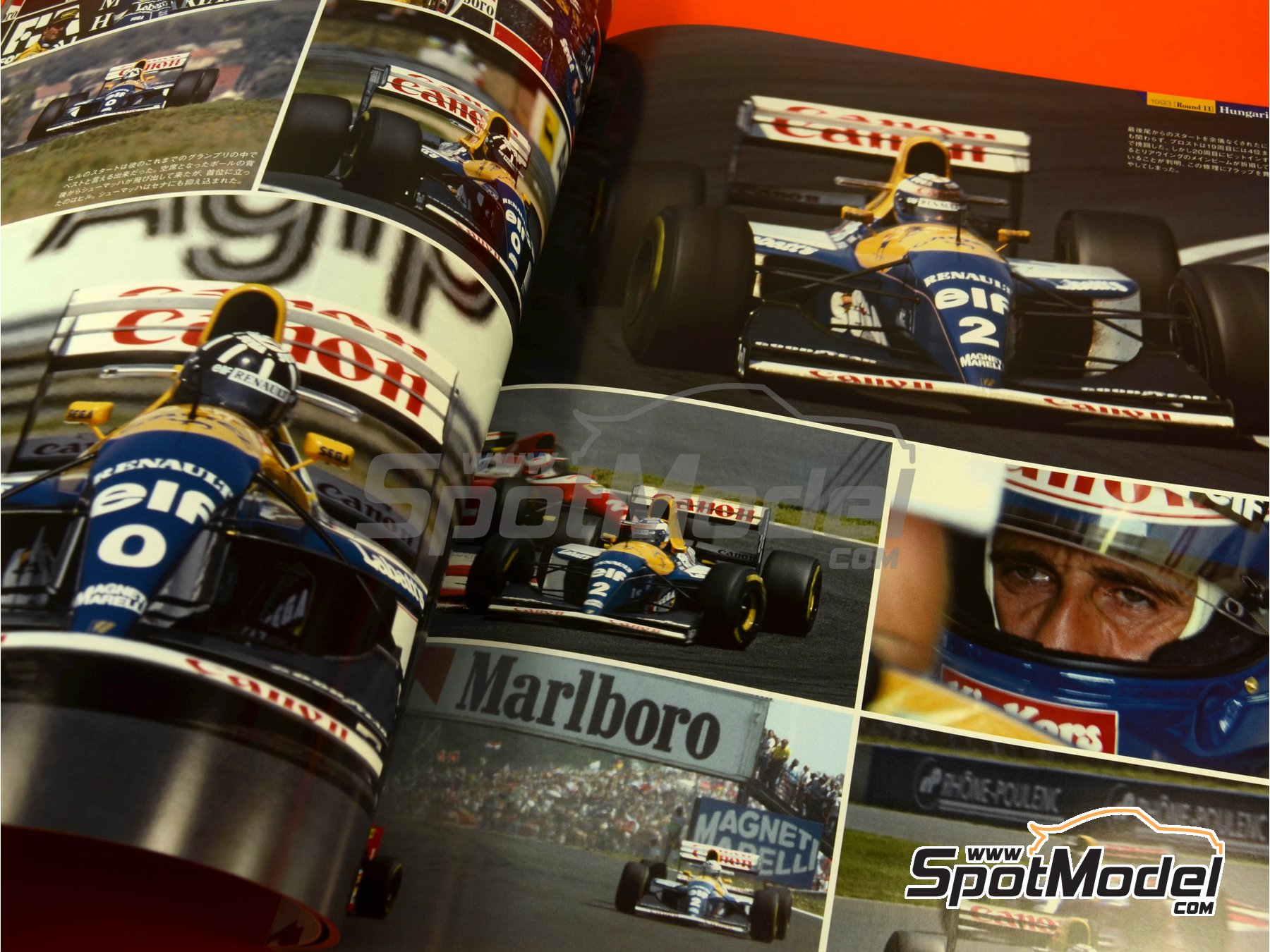 Image 4: Joe Honda Racing Pictorial Series: Williams FW15C - Campeonato del Mundo FIA de Formula 1 1993 | Libro de referencia fabricado por Model Factory Hiro (ref.&nbsp;MFH-JH40, tambien 9784905248491 y RP40)