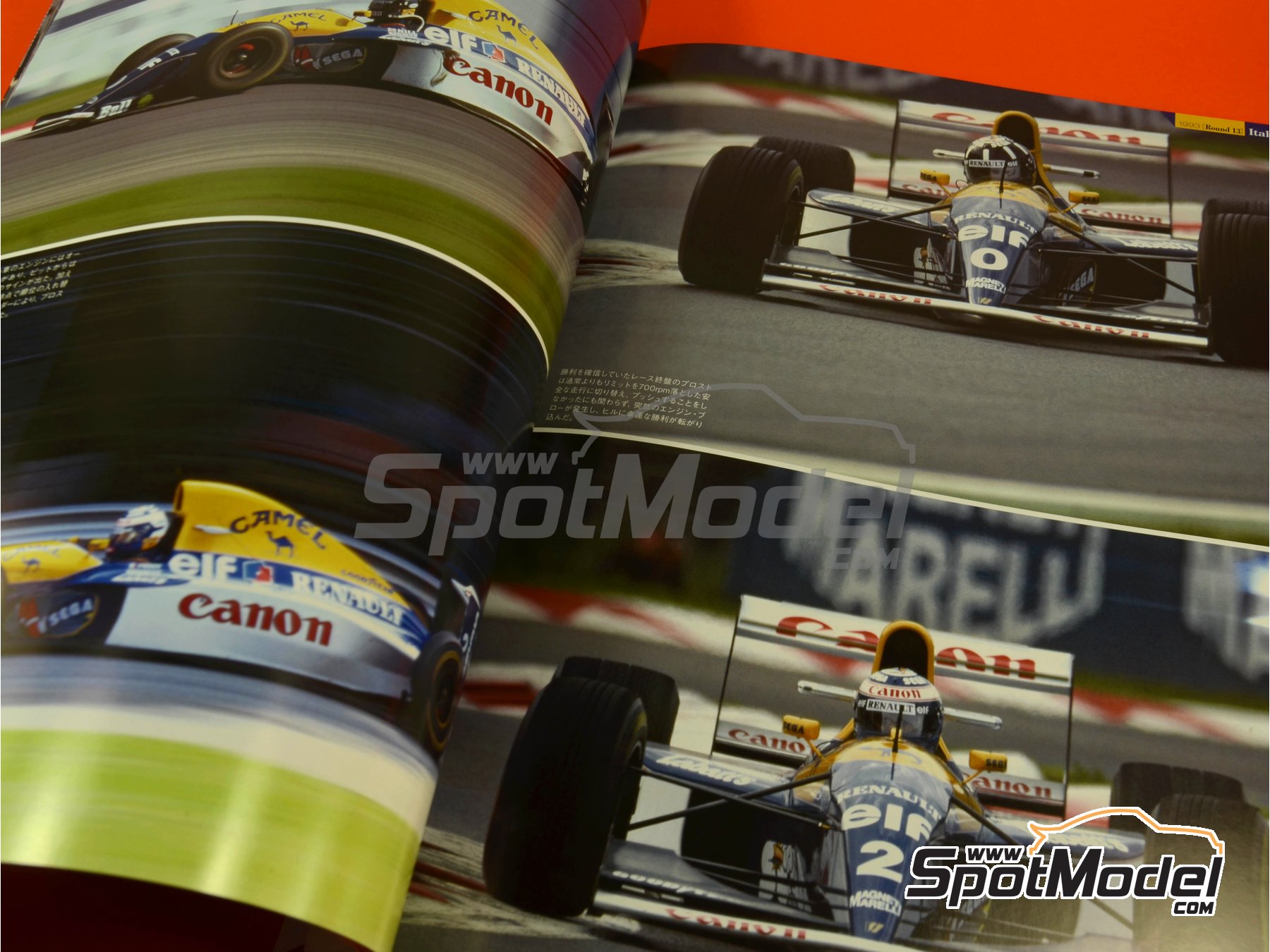 Image 5: Joe Honda Racing Pictorial Series: Williams FW15C - Campeonato del Mundo FIA de Formula 1 1993 | Libro de referencia fabricado por Model Factory Hiro (ref.&nbsp;MFH-JH40, tambien 9784905248491 y RP40)