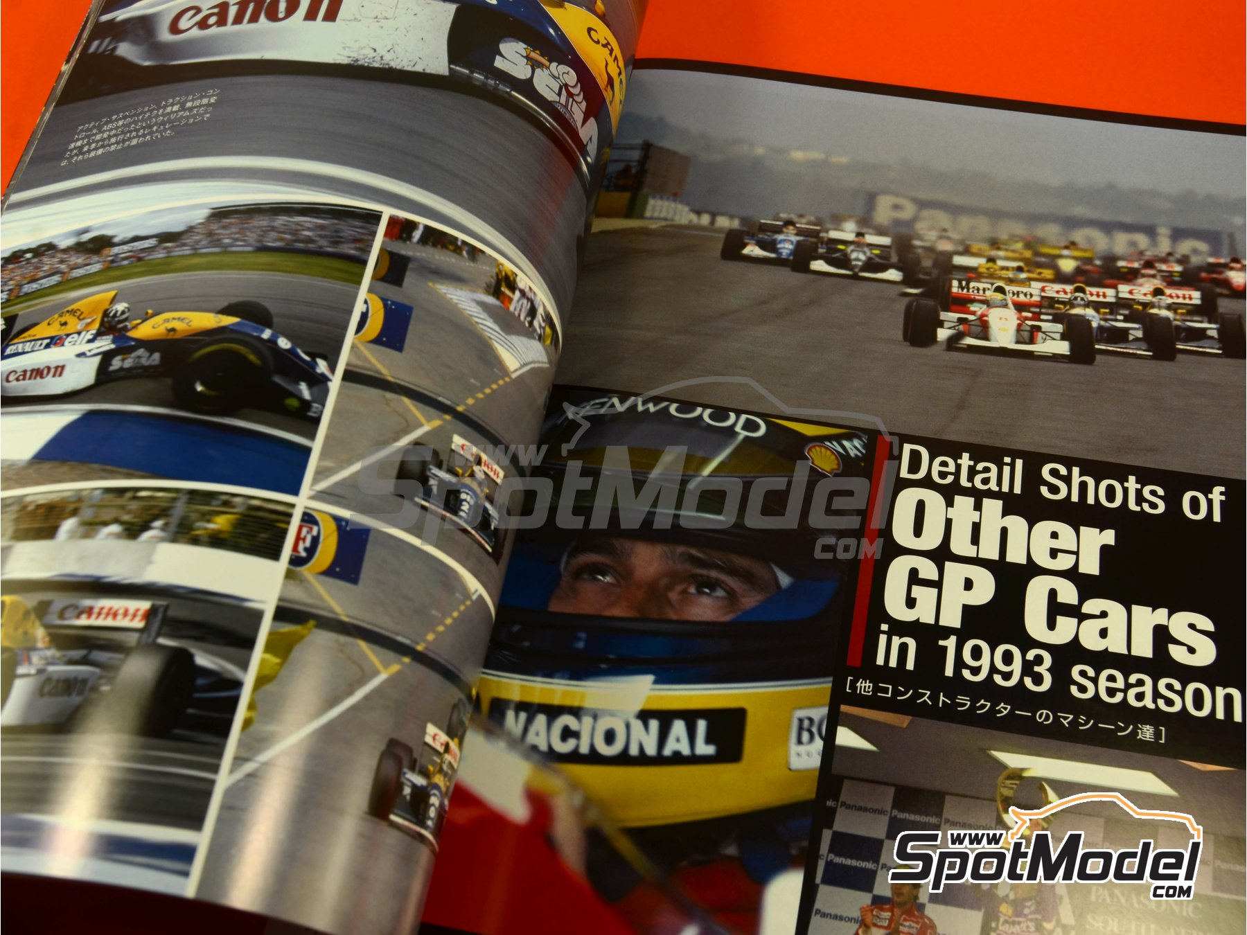 Image 6: Joe Honda Racing Pictorial Series: Williams FW15C - Campeonato del Mundo FIA de Formula 1 1993 | Libro de referencia fabricado por Model Factory Hiro (ref.&nbsp;MFH-JH40, tambien 9784905248491 y RP40)