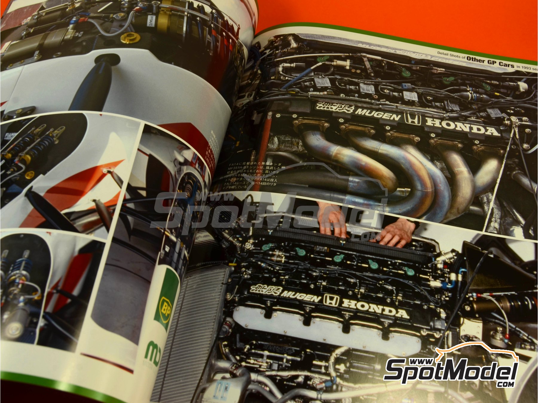 Image 7: Joe Honda Racing Pictorial Series: Williams FW15C - Campeonato del Mundo FIA de Formula 1 1993 | Libro de referencia fabricado por Model Factory Hiro (ref.&nbsp;MFH-JH40, tambien 9784905248491 y RP40)