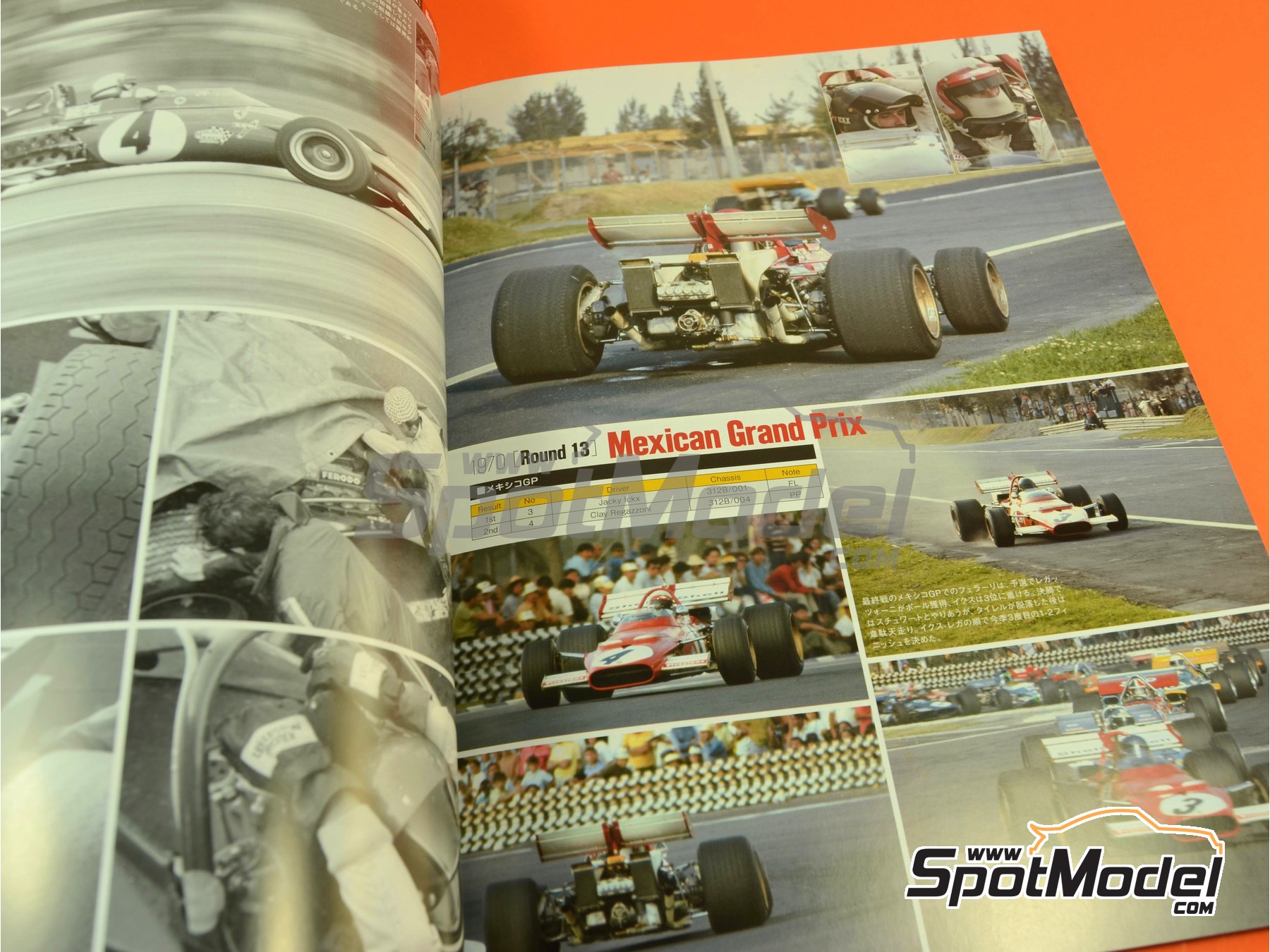 Image 4: Joe Honda Racing Pictorial Series: Grand Prix, part 1 -  1970 | Libro de referencia fabricado por Model Factory Hiro (ref. MFH-JH42, tambien 9784905248545 y RP42)