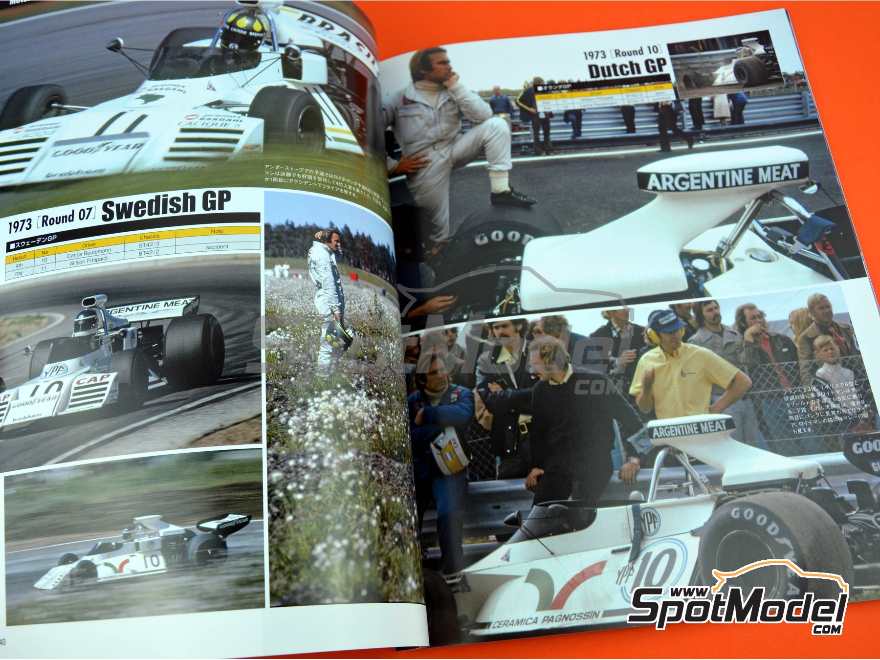 Image 5: Joe Honda Racing Pictorial Series: Grand Prix - 24 Hours of Daytona, 24 Hours Le Mans, FIA Formula 1 World Championship 1973 | Reference / walkaround book manufactured by Model Factory Hiro (ref.&nbsp;MFH-JH47, also 9784905248620 and RP47)