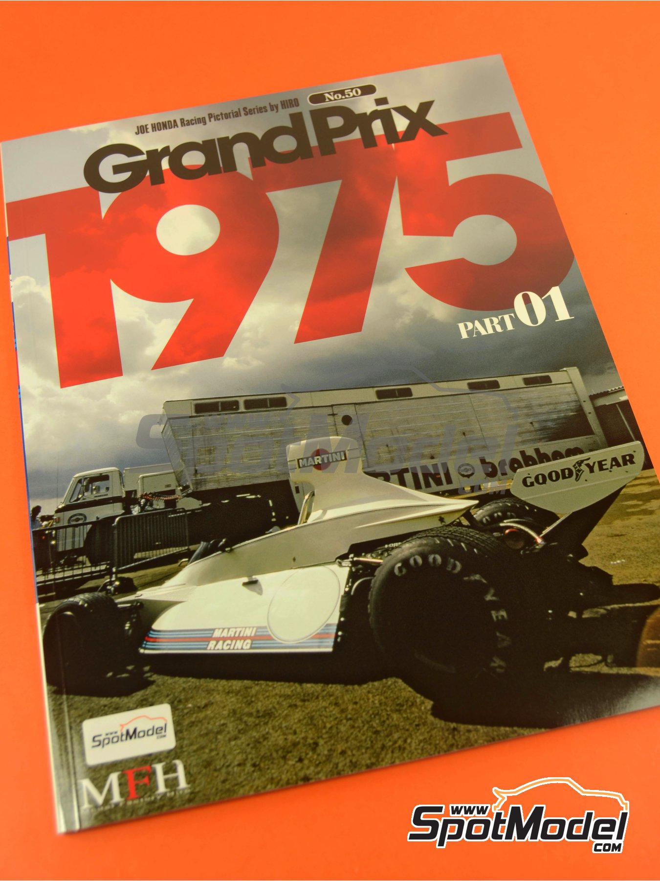 Joe Honda Racing Pictorial Series: Grand Prix, parte 1 -  1975 | Libro de referencia fabricado por Model Factory Hiro (ref. MFH-JH50, tambien 9784905248651 y RP50) image