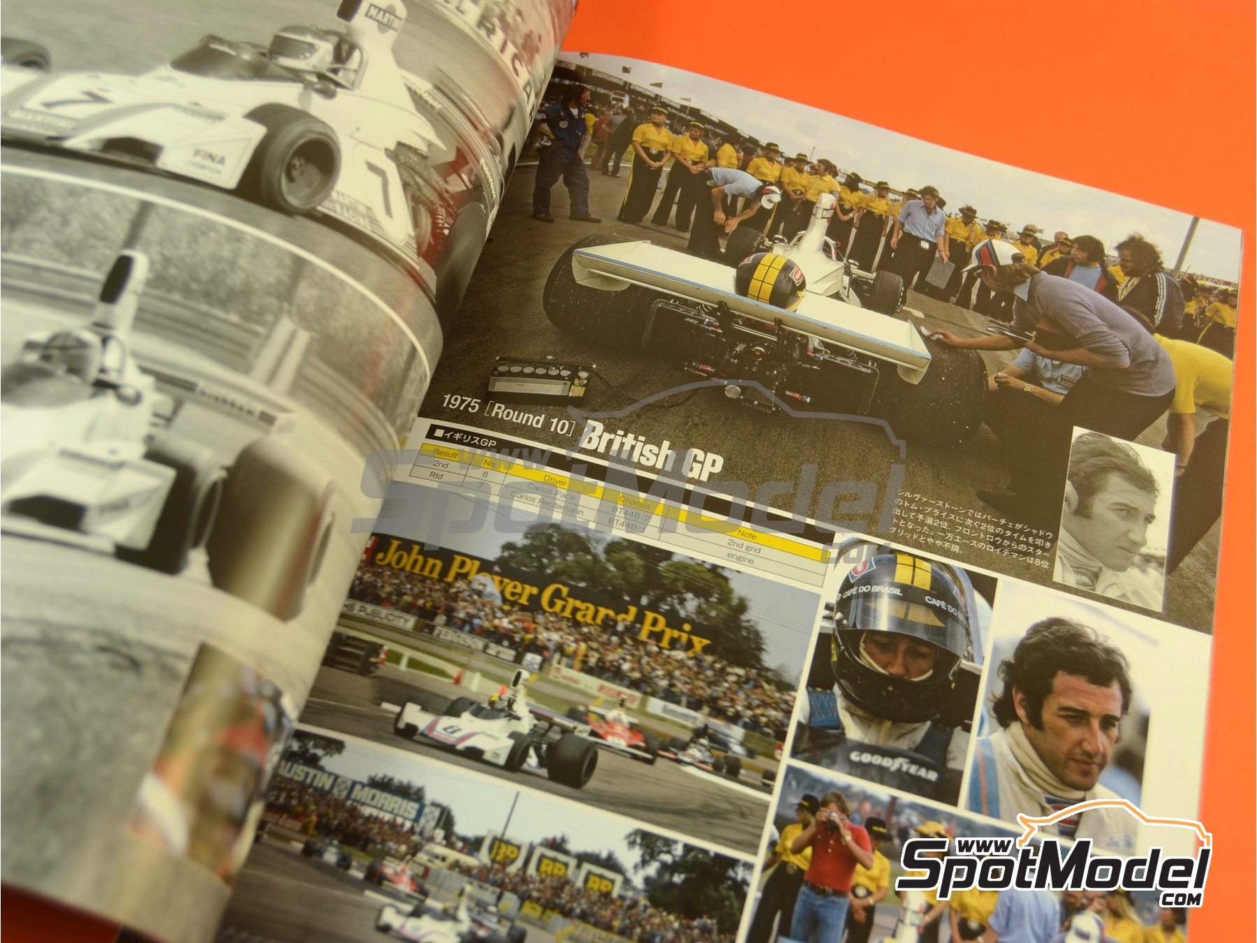 Image 4: Joe Honda Racing Pictorial Series: Grand Prix, parte 1 -  1975 | Libro de referencia fabricado por Model Factory Hiro (ref. MFH-JH50, tambien 9784905248651 y RP50)