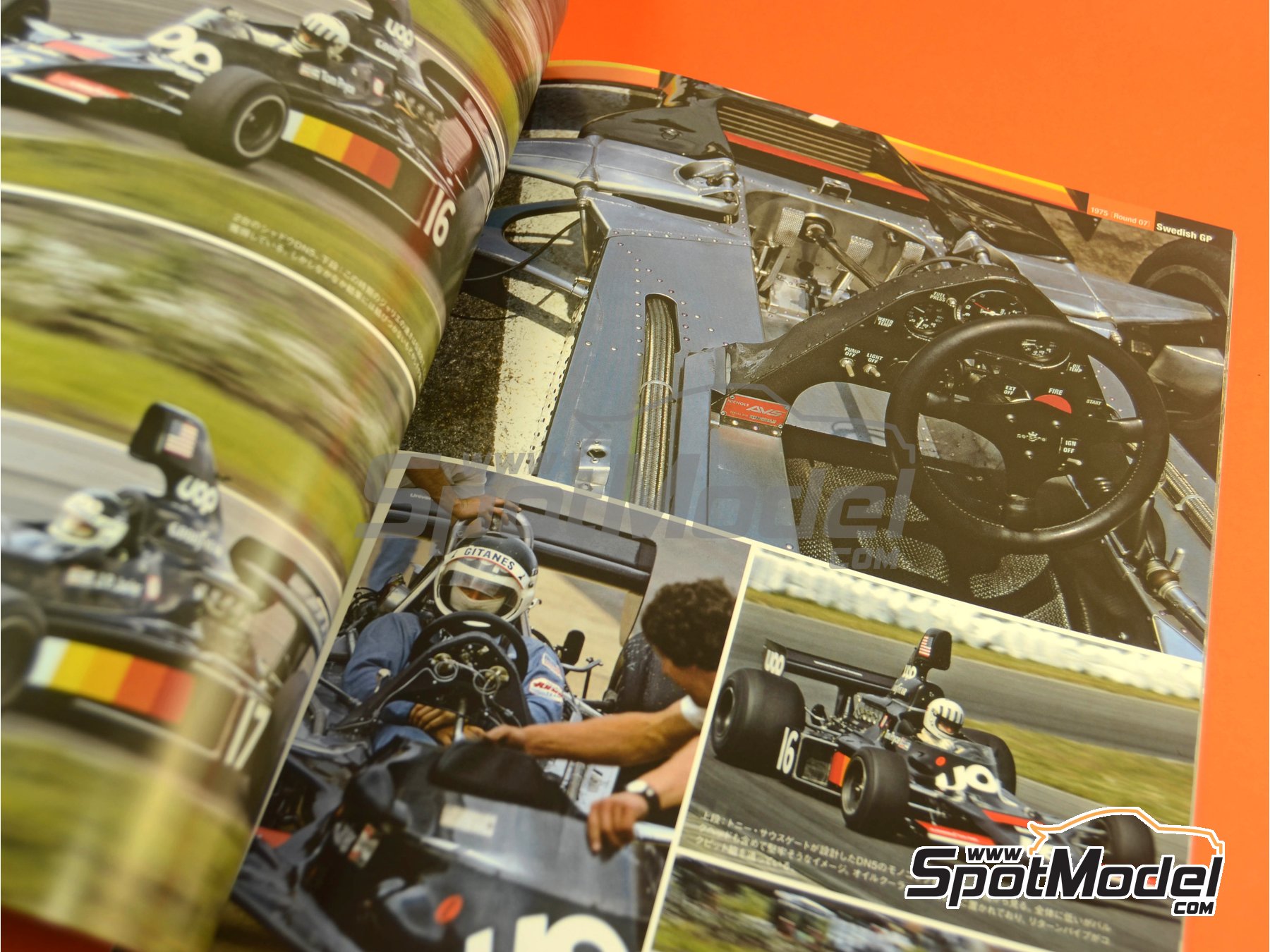 Image 6: Joe Honda Racing Pictorial Series: Grand Prix, parte 1 -  1975 | Libro de referencia fabricado por Model Factory Hiro (ref. MFH-JH50, tambien 9784905248651 y RP50)