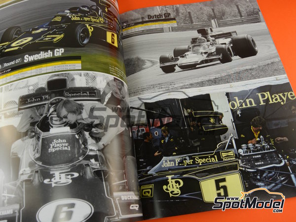 Image 4: Joe Honda Racing Pictorial Series: Grand Prix, part 2 -  1975 | Reference / walkaround book manufactured by Model Factory Hiro (ref.&nbsp;MFH-JH51, also 9784905248675 and RP51)