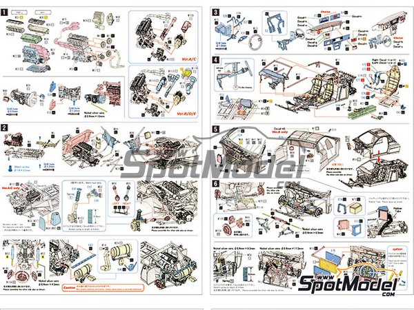 Image 8: Lancia 037 Rally Jolly Club Totip - Tour de Corse 1984 | Model car kit in 1/43 scale manufactured by Model Factory Hiro (ref.&nbsp;MFH-K560, also K-560)