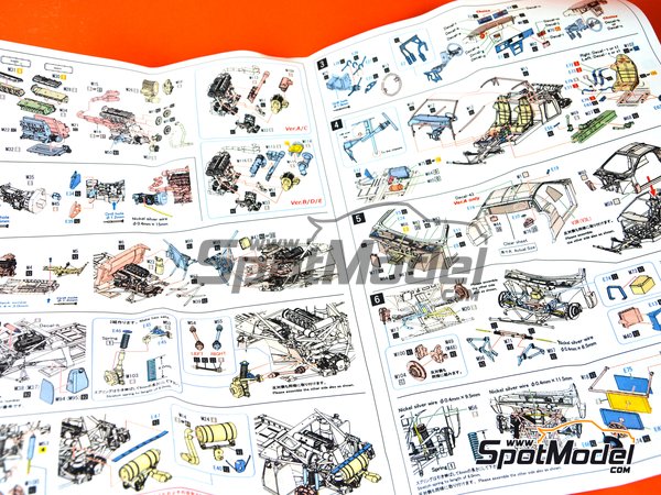 Image 22: Lancia 037 Rally Jolly Club Totip - Tour de Corse 1984 | Model car kit in 1/43 scale manufactured by Model Factory Hiro (ref.&nbsp;MFH-K560, also K-560)