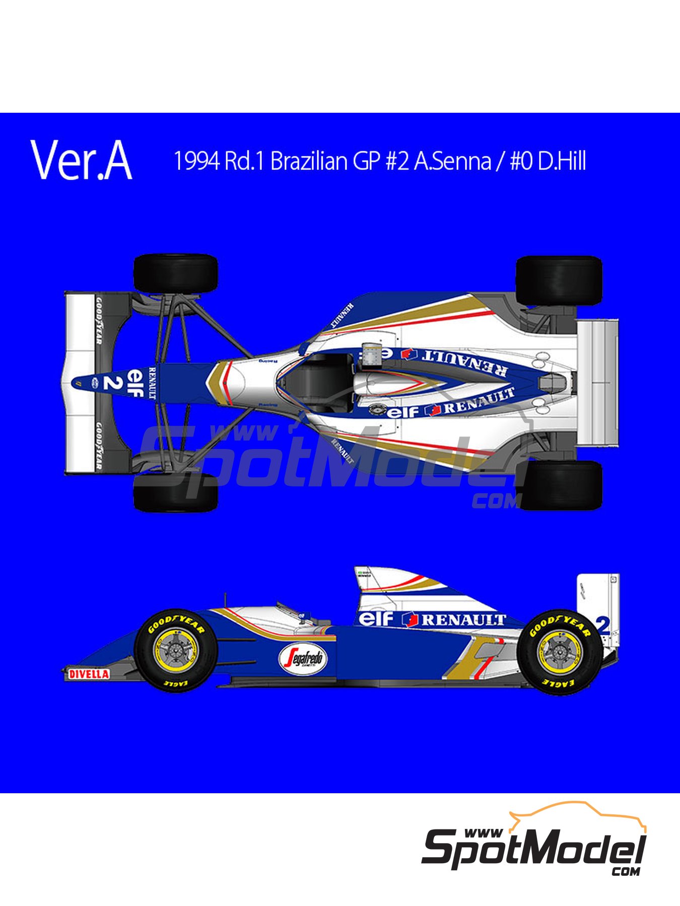 ayrton senna model car kit