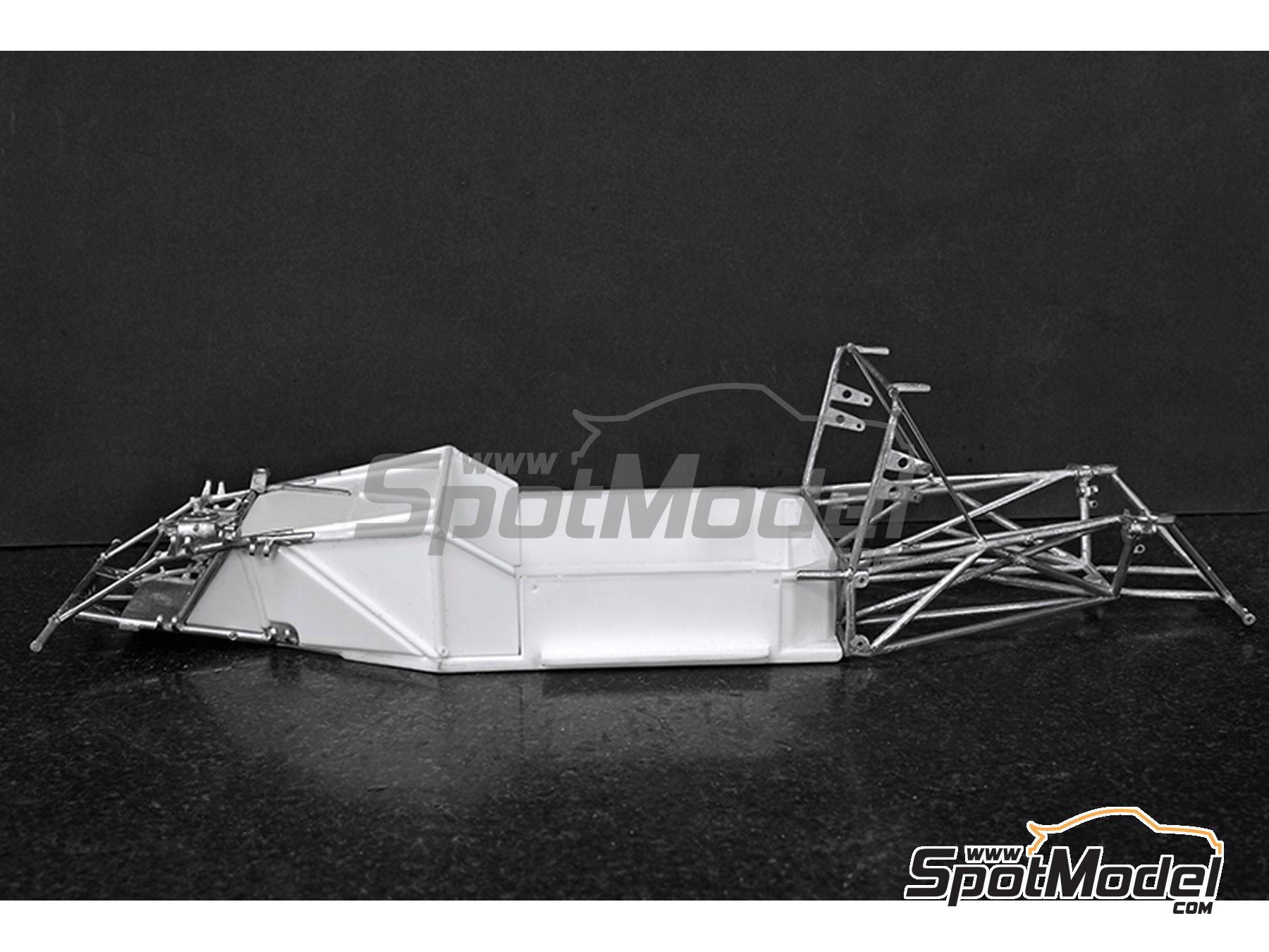 Image 11: Abarth 1000SP Equipo Fiat-Abarth France patrocinado por Novolan - 24 Horas de Le Mans 1969 | Maqueta de coche en escala&nbsp;1/12 fabricado por Model Factory Hiro (ref.&nbsp;MFH-K837, tambien 4580011508376 y K837)