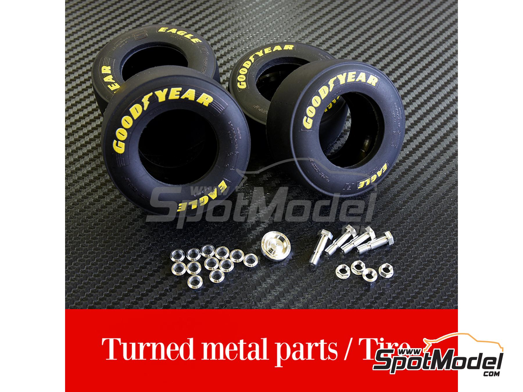 Image 3: Ferrari 412T2 Scuderia Ferrari Team sponsored by Agip - Canadian Formula 1 Grand Prix 1995 | Car scale model kit in 1/12 scale manufactured by Model Factory Hiro (ref.&nbsp;MFH-K852, also 4580011508529, K852 and K-852)