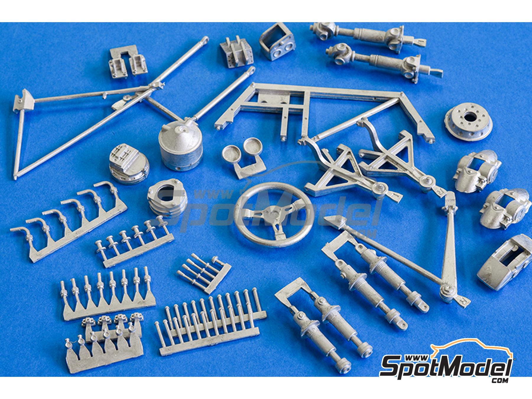 Image 7: Matra MS670B patrocinado por Shell - 24 Horas de Le Mans 1973 | Maqueta de coche en escala&nbsp;1/12 fabricado por Model Factory Hiro (ref.&nbsp;MFH-K853, tambien 4580011508536 y K853)