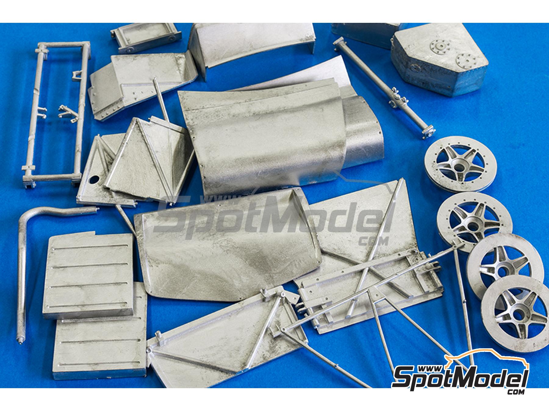 Image 8: Matra MS670B patrocinado por Shell - 24 Horas de Le Mans 1973 | Maqueta de coche en escala&nbsp;1/12 fabricado por Model Factory Hiro (ref.&nbsp;MFH-K853, tambien 4580011508536 y K853)