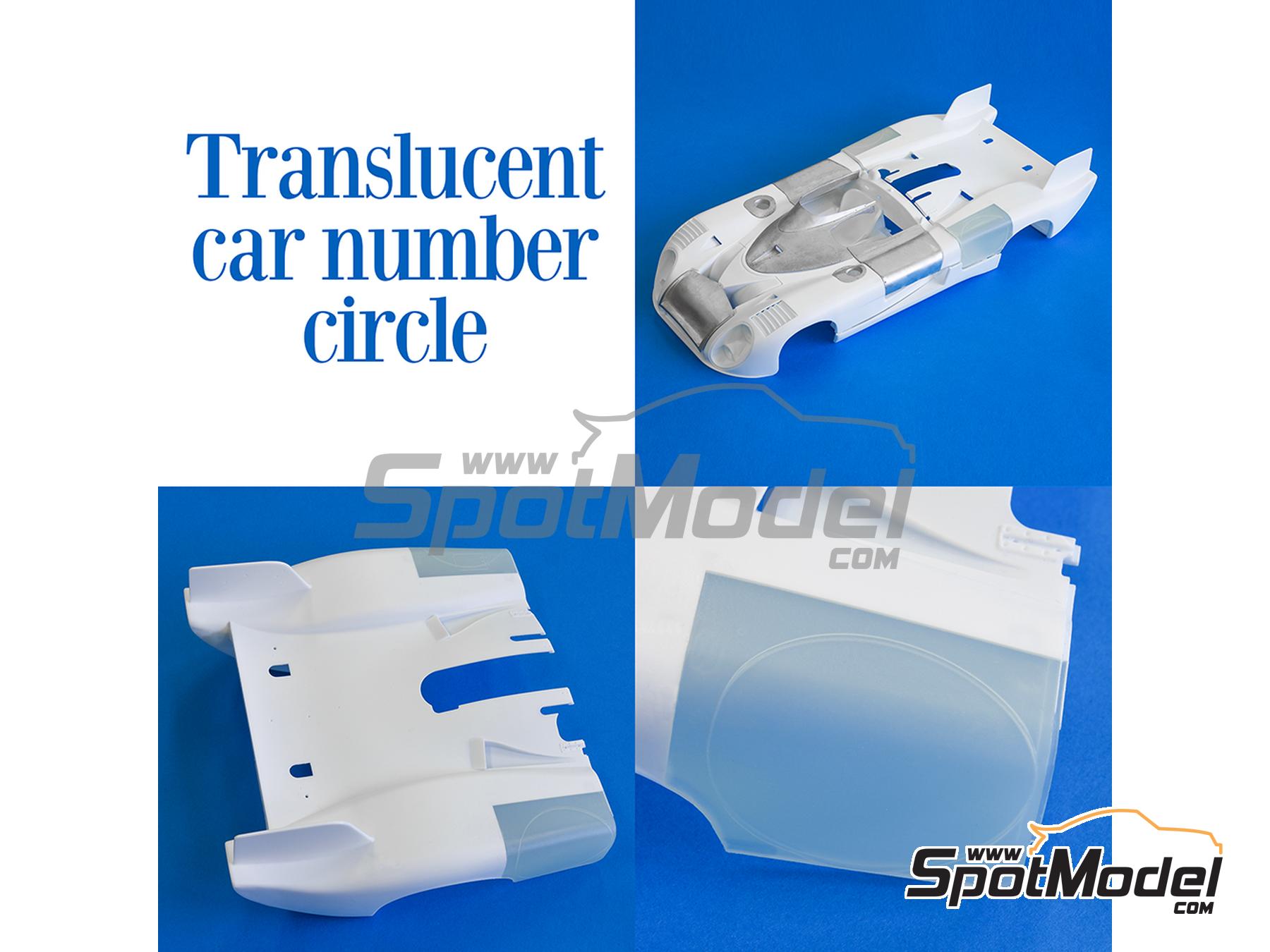 Image 10: Matra MS670B patrocinado por Shell - 24 Horas de Le Mans 1973 | Maqueta de coche en escala&nbsp;1/12 fabricado por Model Factory Hiro (ref.&nbsp;MFH-K853, tambien 4580011508536 y K853)