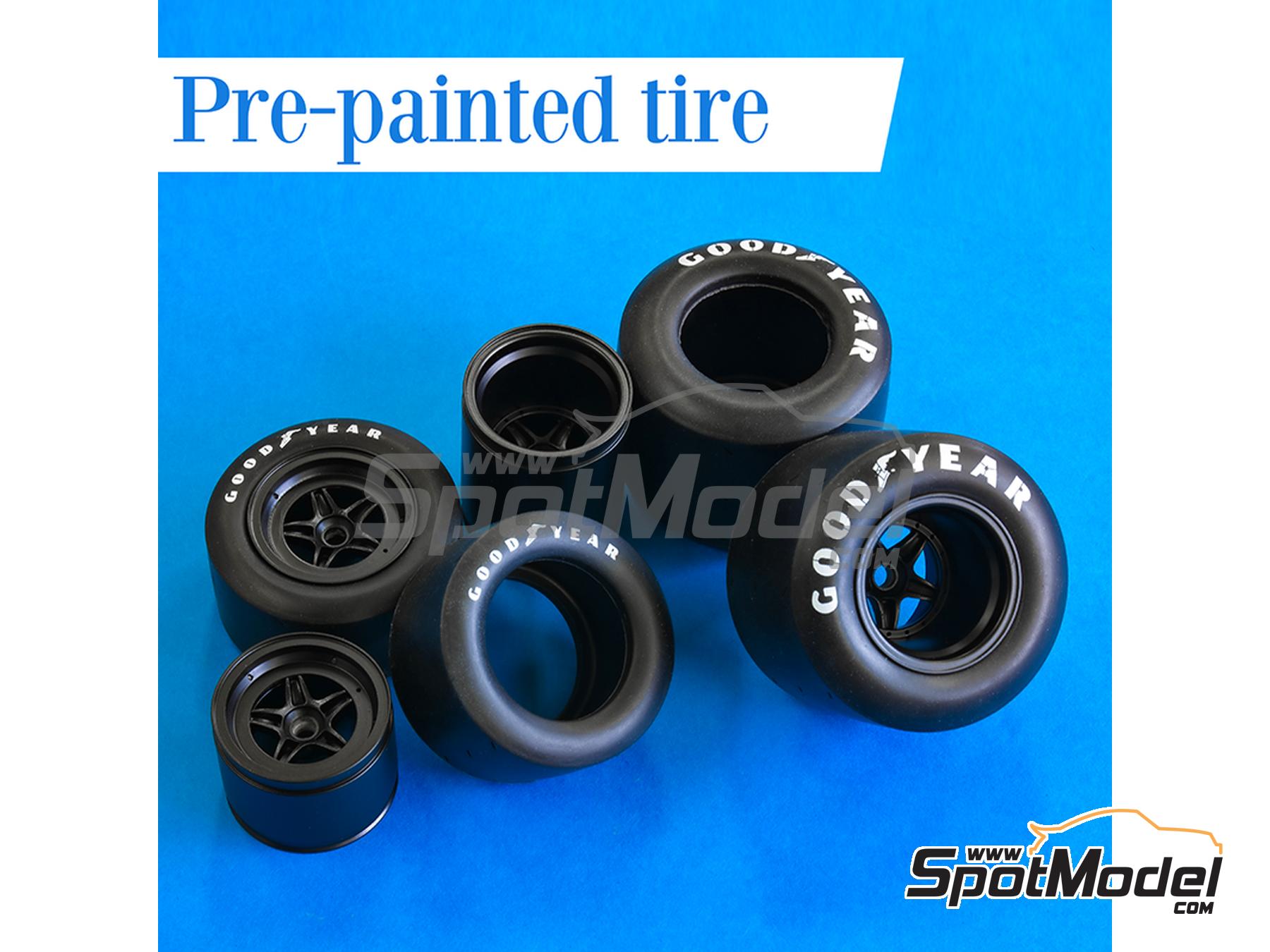 Image 11: Matra MS670B patrocinado por Shell - 24 Horas de Le Mans 1973 | Maqueta de coche en escala&nbsp;1/12 fabricado por Model Factory Hiro (ref.&nbsp;MFH-K853, tambien 4580011508536 y K853)