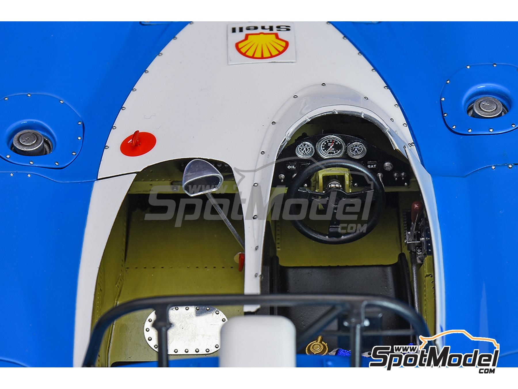 Image 25: Matra MS670B patrocinado por Shell - 24 Horas de Le Mans 1973 | Maqueta de coche en escala&nbsp;1/12 fabricado por Model Factory Hiro (ref.&nbsp;MFH-K853, tambien 4580011508536 y K853)