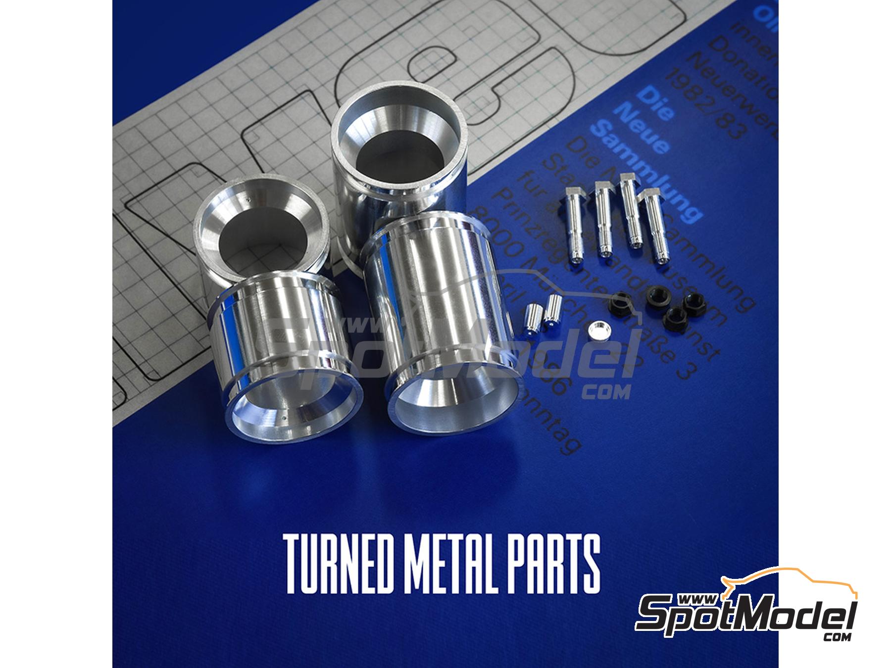 Image 2: Brabham BMW BT55 patrocinado por Olivetti - Gran Premio de Formula 1 de M&oacute;naco 1986 | Maqueta de coche en escala&nbsp;1/12 fabricado por Model Factory Hiro (ref.&nbsp;MFH-K855, tambien 4580011508550, K855 y K-855)