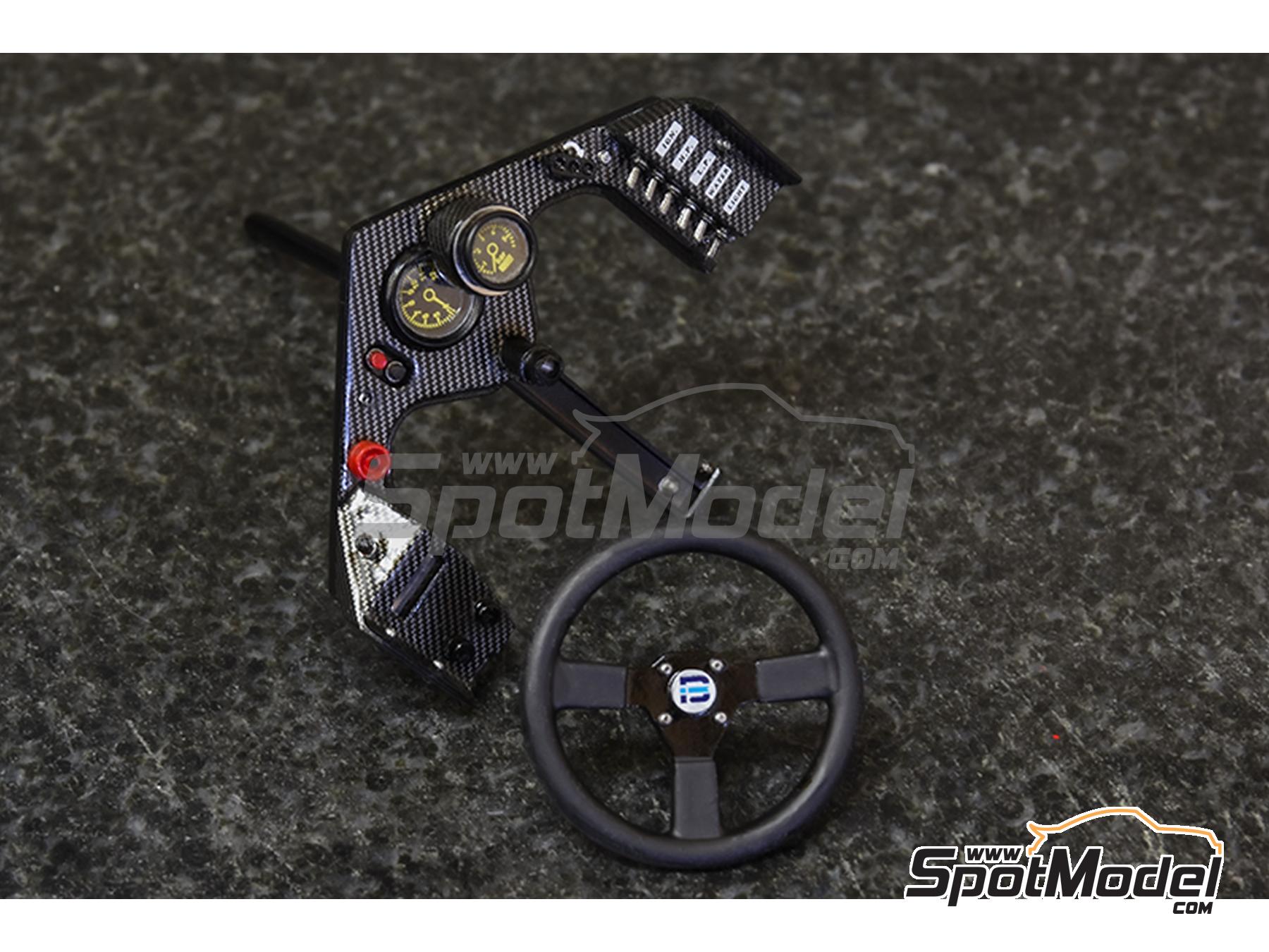 Image 28: Brabham BMW BT55 patrocinado por Olivetti - Gran Premio de Formula 1 de M&oacute;naco 1986 | Maqueta de coche en escala&nbsp;1/12 fabricado por Model Factory Hiro (ref.&nbsp;MFH-K855, tambien 4580011508550, K855 y K-855)