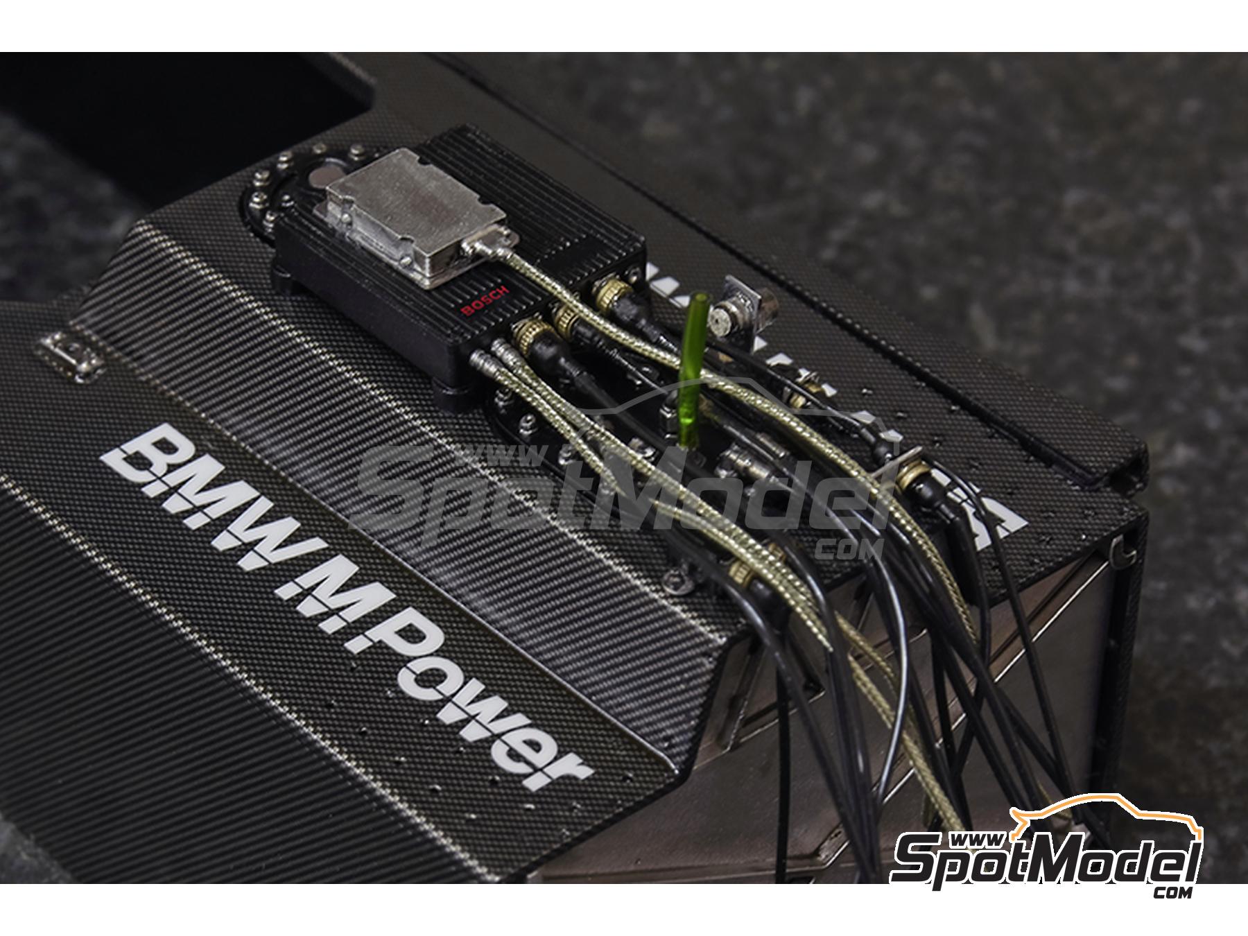 Image 30: Brabham BMW BT55 patrocinado por Olivetti - Gran Premio de Formula 1 de M&oacute;naco 1986 | Maqueta de coche en escala&nbsp;1/12 fabricado por Model Factory Hiro (ref.&nbsp;MFH-K855, tambien 4580011508550, K855 y K-855)