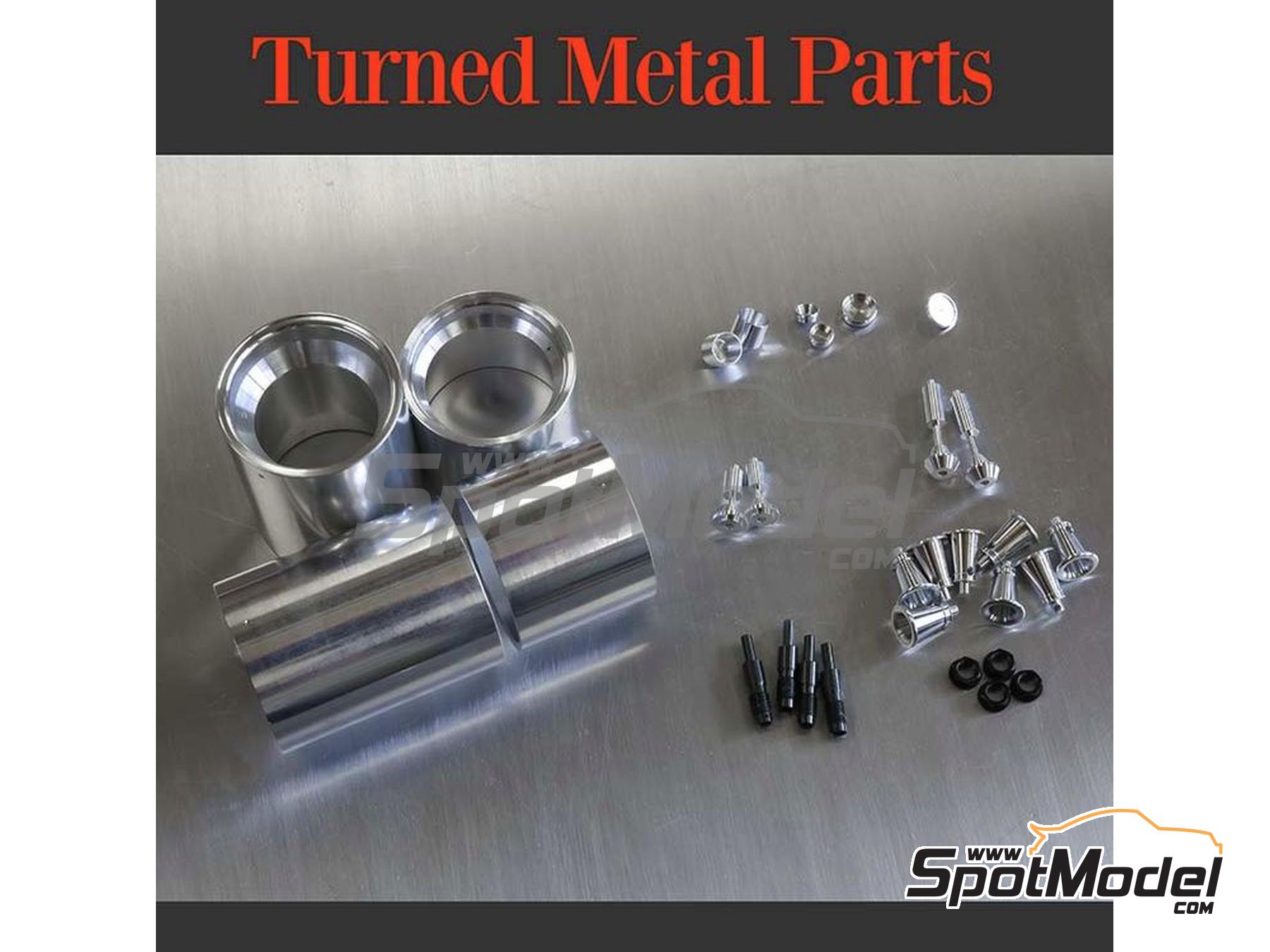 Image 2: McLaren Ford M23 McLaren Racing Limited Team sponsored by Texaco - Canadian Formula 1 Grand Prix, USA East Watkins Glen Grand Prix 1976 | Car scale model kit in 1/12 scale manufactured by Model Factory Hiro (ref. MFH-K858, also 4580011508581, K858 and K-858)