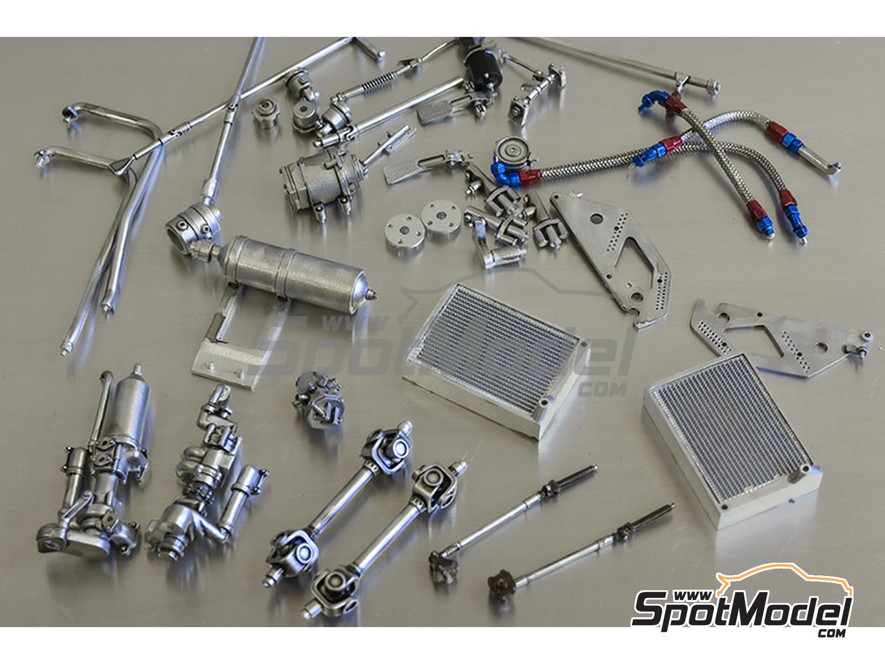 Image 24: McLaren Ford M23 McLaren Racing Limited Team sponsored by Texaco - Canadian Formula 1 Grand Prix, USA East Watkins Glen Grand Prix 1976 | Car scale model kit in 1/12 scale manufactured by Model Factory Hiro (ref. MFH-K858, also 4580011508581, K858 and K-858)