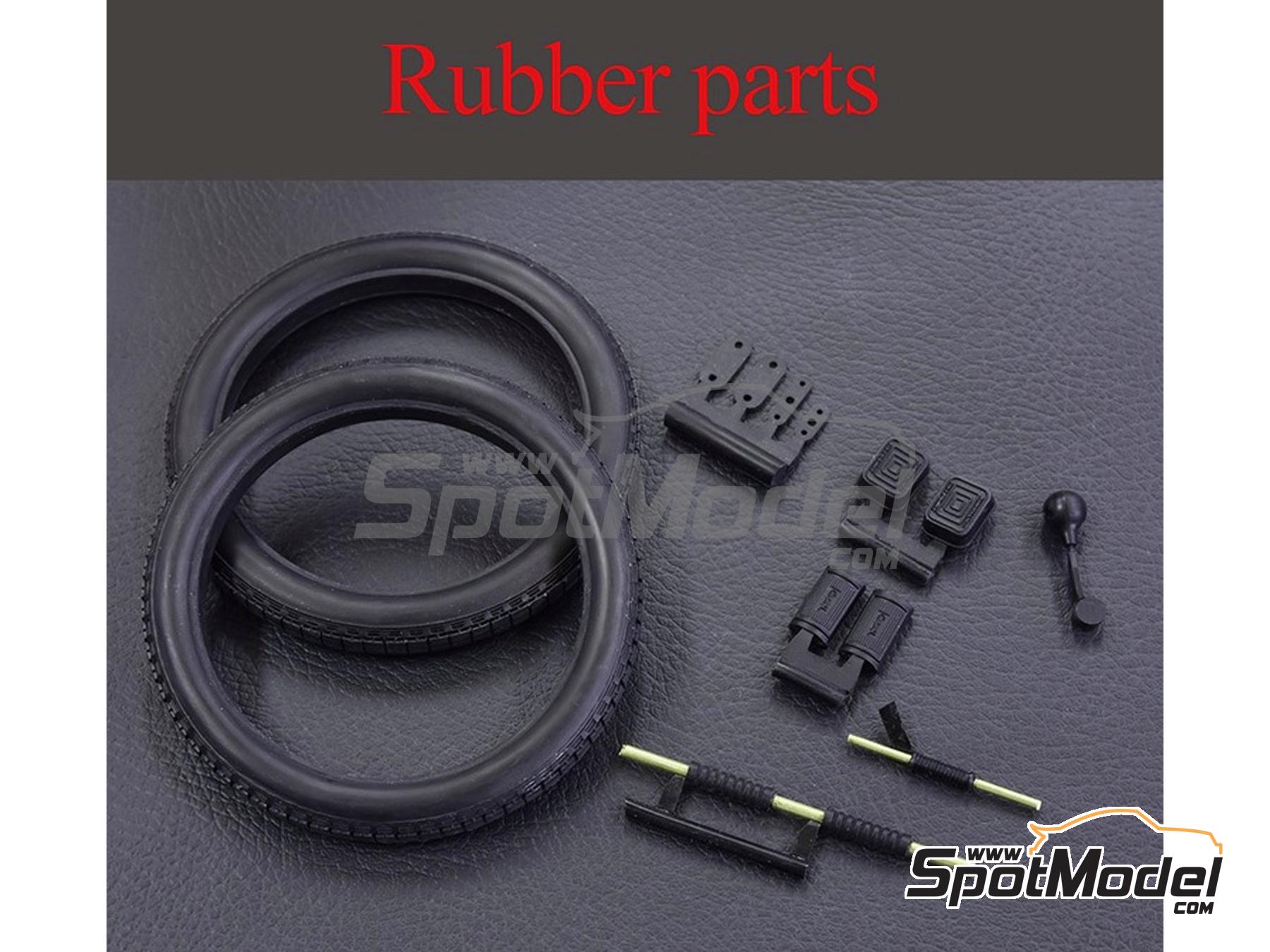 Image 5: Norton Model 18 -  1927 | Maqueta de moto en escala&nbsp;1/9 fabricado por Model Factory Hiro (ref.&nbsp;MFH-K861, tambien K861 y K-861)