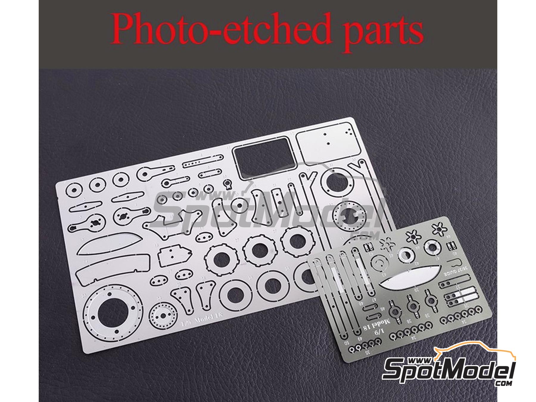 Image 6: Norton Model 18 -  1927 | Maqueta de moto en escala&nbsp;1/9 fabricado por Model Factory Hiro (ref.&nbsp;MFH-K861, tambien K861 y K-861)