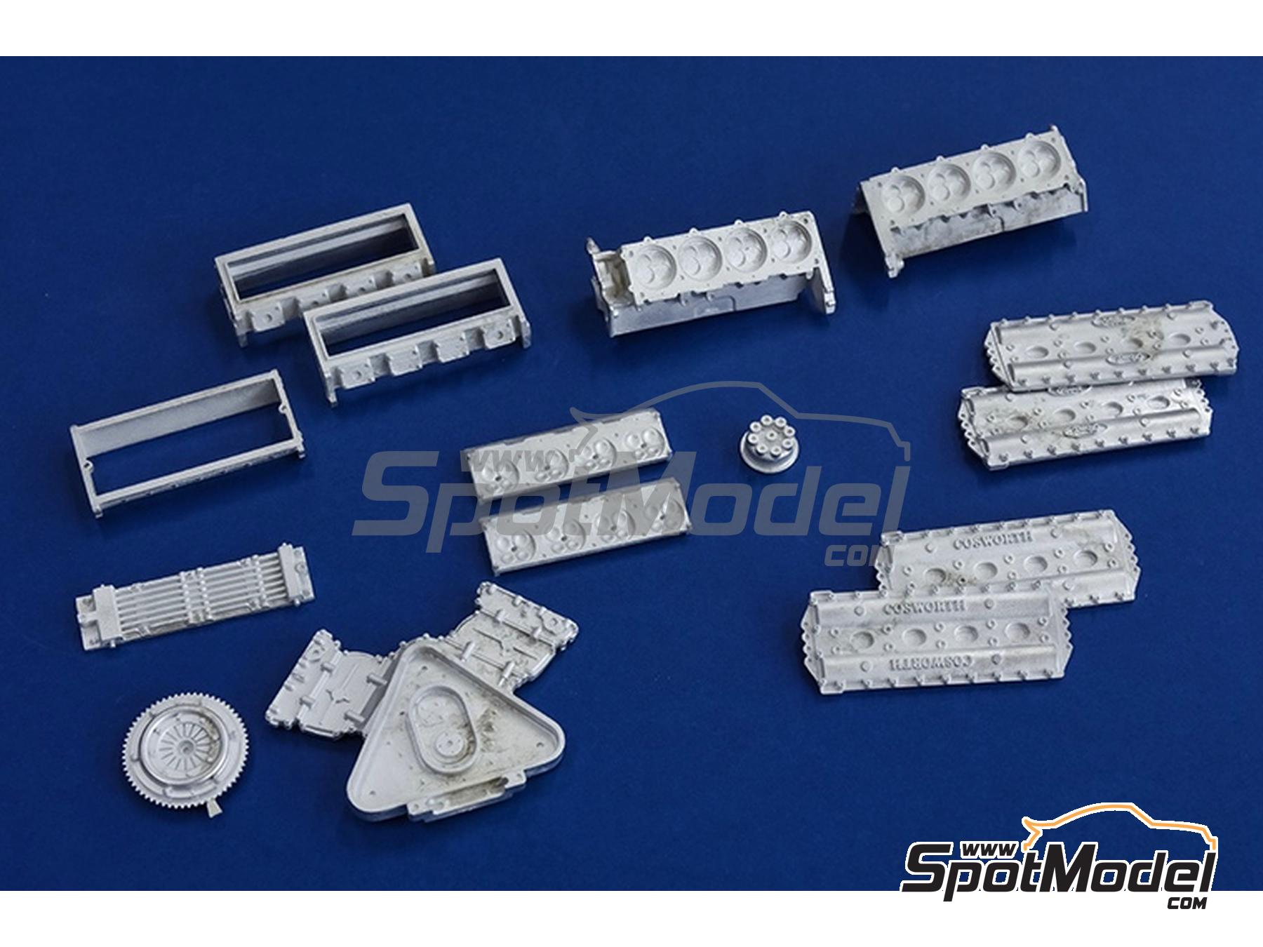 Image 6: Tyrrell Ford 019 Tyrrell Racing Organisation Team sponsored by Epson, Piaa - Japanese Formula 1 Grand Prix, Monaco Formula 1 Grand Prix 1990 | Car scale model kit in 1/12 scale manufactured by Model Factory Hiro (ref.&nbsp;MFH-K865, also K865 and K-865)