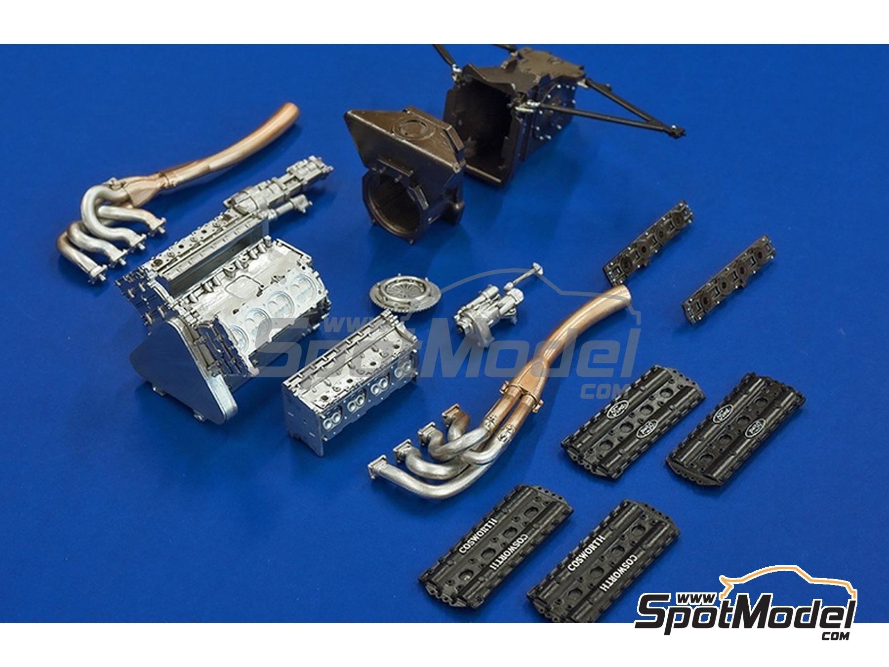 Image 10: Tyrrell Ford 019 Tyrrell Racing Organisation Team sponsored by Epson, Piaa - Japanese Formula 1 Grand Prix, Monaco Formula 1 Grand Prix 1990 | Car scale model kit in 1/12 scale manufactured by Model Factory Hiro (ref.&nbsp;MFH-K865, also K865 and K-865)